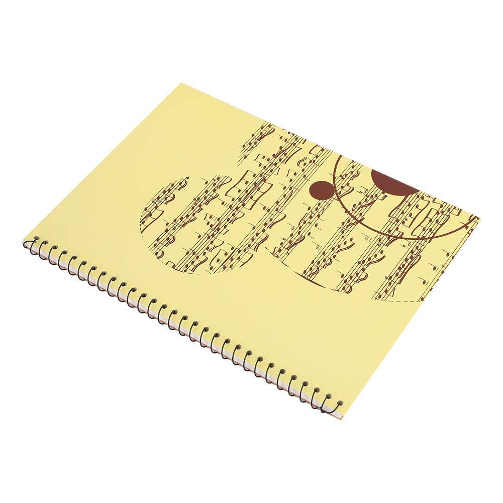 Zetiling Stave Notebook - 50 Pages Music Manuscript Writing Paper for Music Learners | Perfect for Piano, Guitar & Songwriting Practice