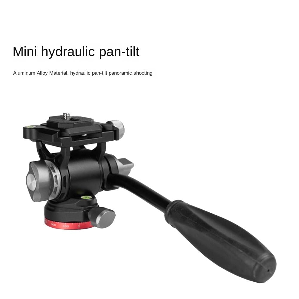 ZOMTTAR 1PC Aluminum Alloy Panoramic Tripod with Hydraulic Fluid Damping - Professional Camera Stand for DSLR/SLR Cameras & Monopods - Perfect for Photography, Videography, Travel & Outdoor Shooting