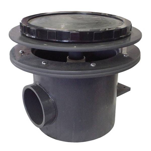 Aquadyne Rhino II Bottom Drain with Air Bladder Diffuser - 4-Inch Pipe for Pond & Water Garden Aeration System