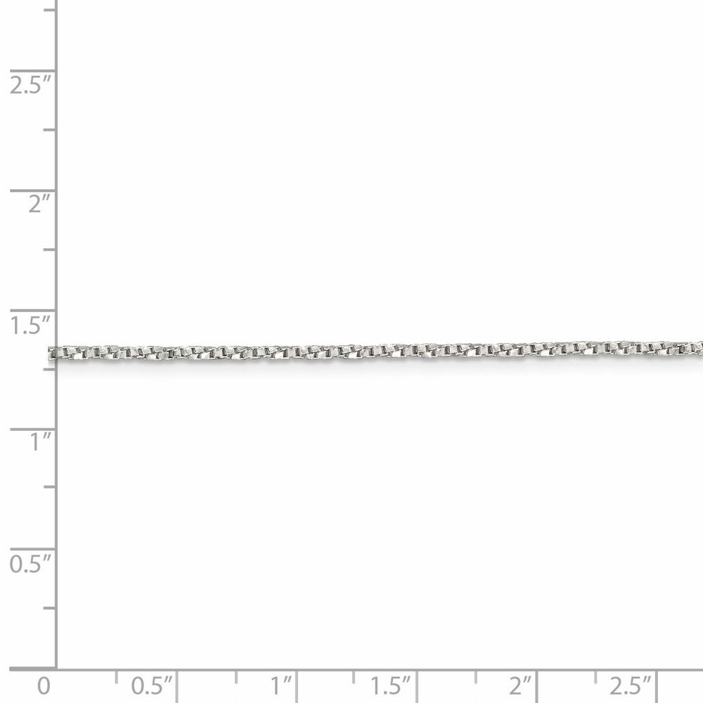 925 Sterling Silver 1.35mm Twisted Box Chain Necklace with Lobster Clasp - 18 Inch Dainty Jewelry for Women, Perfect for Layering, Gifts & Everyday Wear