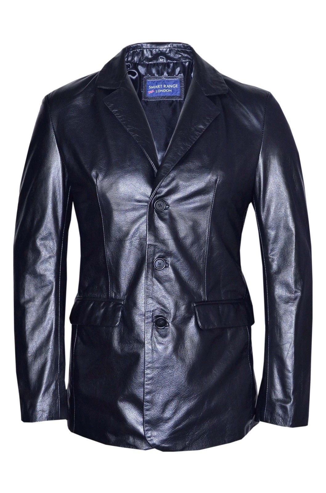 Premium Men's Slim Fit Leather Blazer - Real Napa Leather Jacket for Business & Formal Occasions | Office Wear, Wedding Attire & Special Events