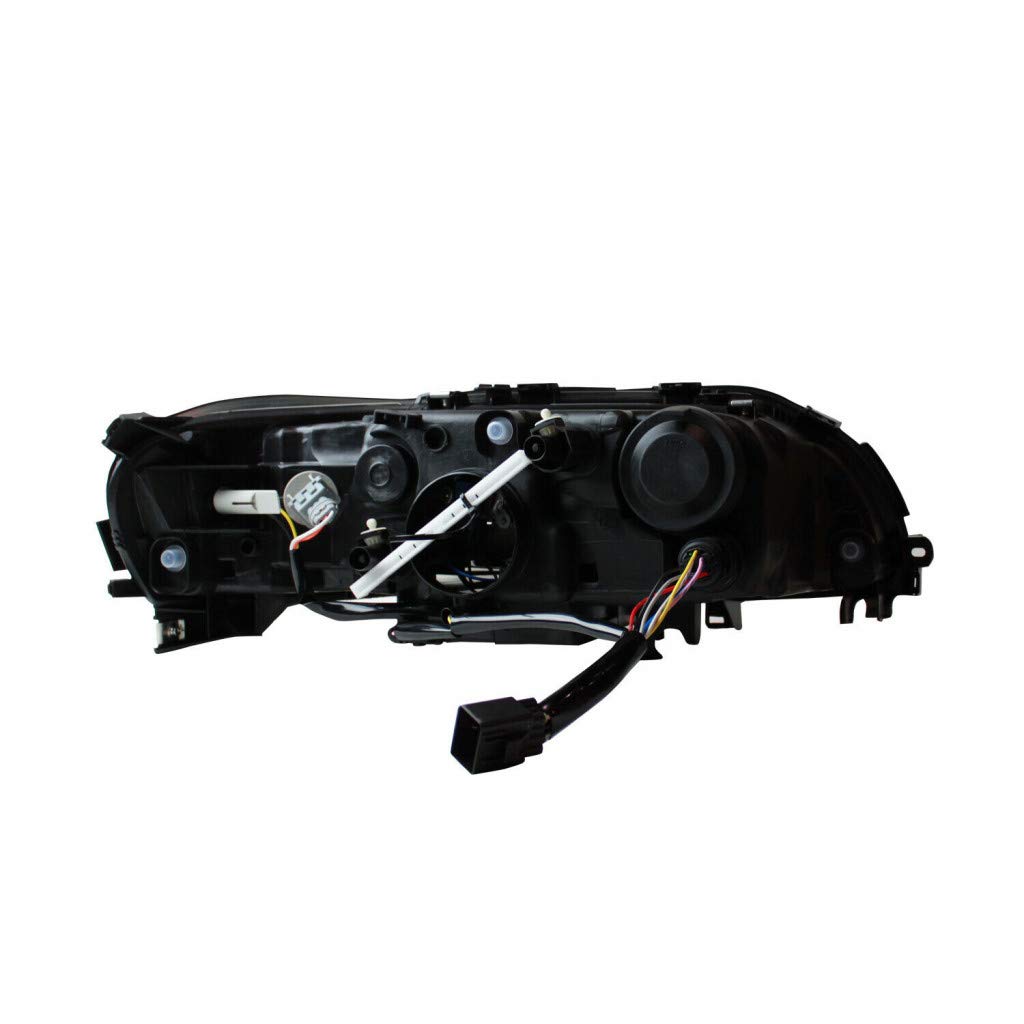 Volvo S60 Headlight Assembly 2005-2009 - Driver Side Replacement (DOT Certified) with Bulbs - Compatible with VO2502120 | Perfect for Night Driving & Foggy Conditions