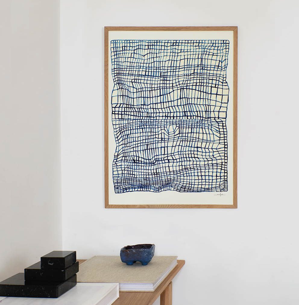 THE POSTER CLUB Ana Frois Sketchbook Art Print - 50x70cm Framed Wall Decor for Living Room, Bedroom & Office | Premium Quality Poster for Home & Office Decoration