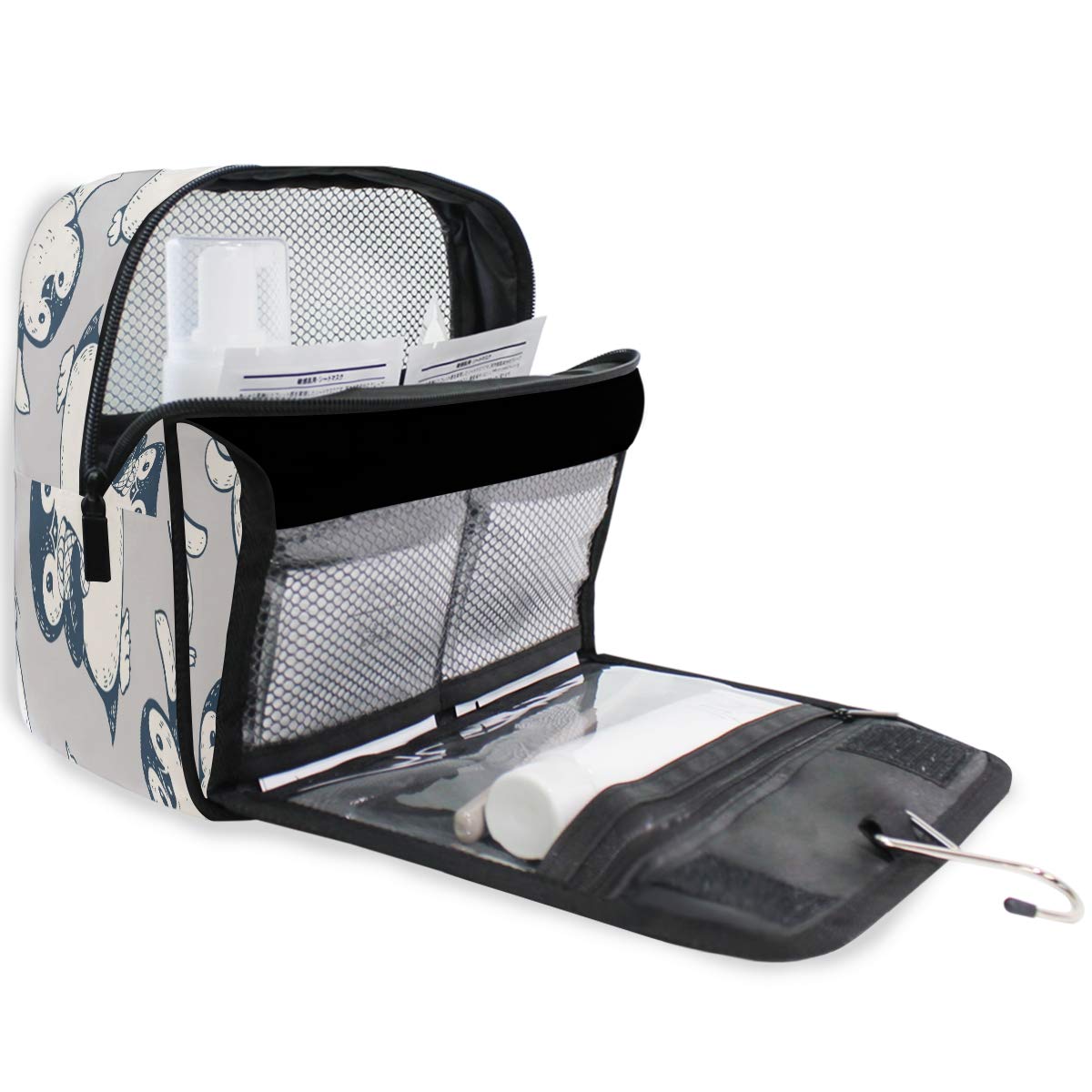 Waterproof Penguin Toiletry Bag for Travel & Shower - Cute Gift