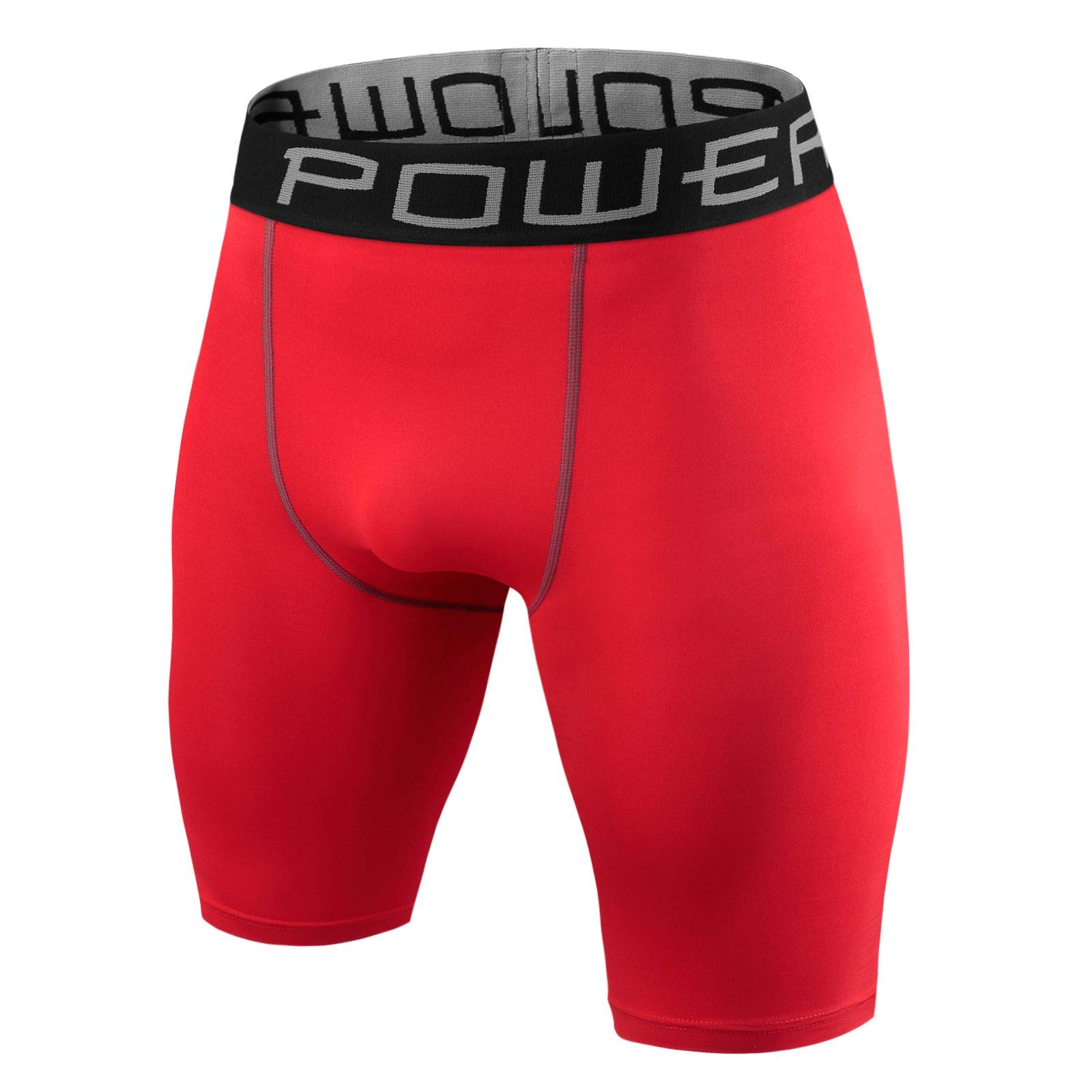PowerLayer Boys' Compression Baselayer Shorts - Thermal Underwear for Active Kids | Perfect for Sports, Running & Cold Weather Layering