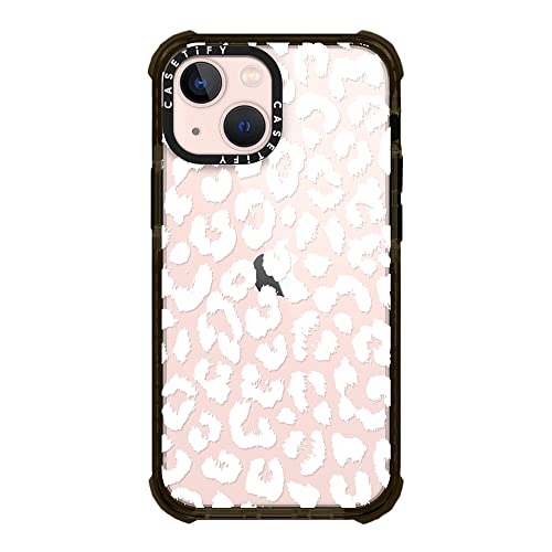 White Transparent Leopard Animal Print