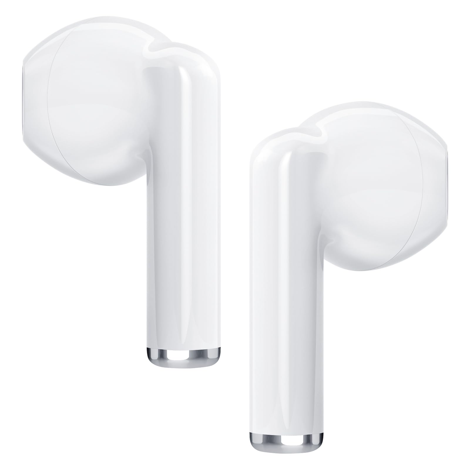 ASICEsound Wireless Bluetooth 5.3 Earbuds with ENC Noise Reduction, Hi-Fi Stereo Sound & Touch Control - 46H Playtime for Gym, Running, Travel & Work