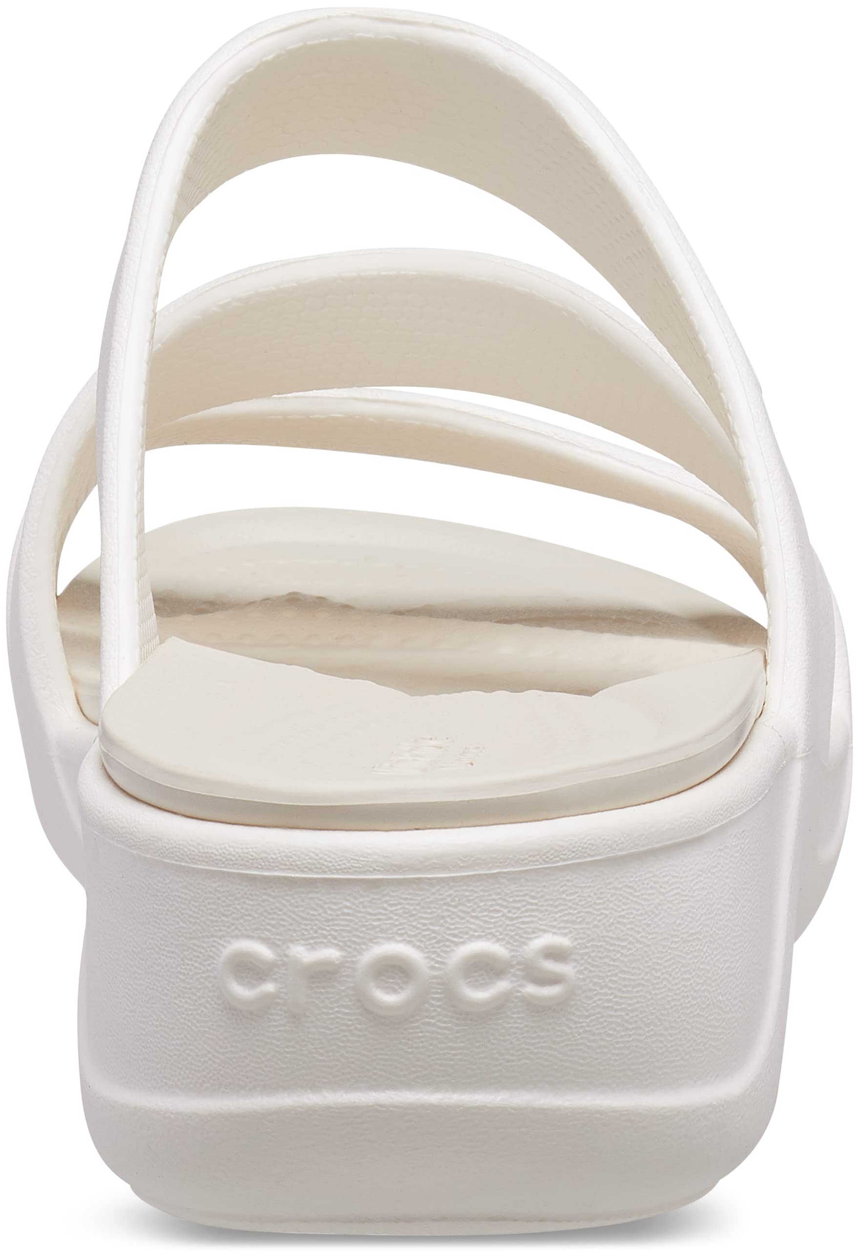 Crocs Boca Strappy Wedge Sandals for Women - Comfortable Slip-On Wedge Heel Shoes | Perfect for Beach, Pool, Summer Outfits & Casual Wear