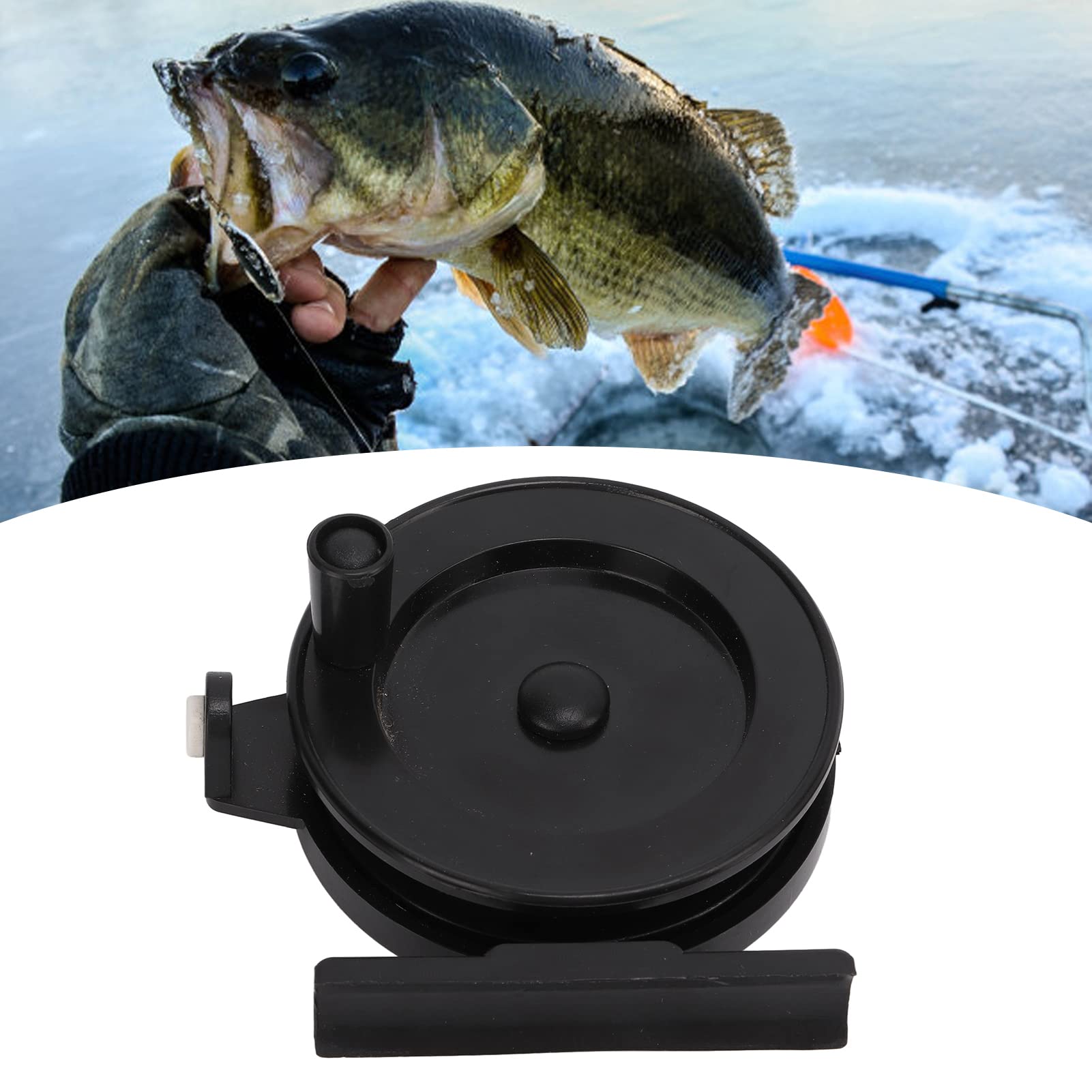 **Durable Right-Hand Plastic Ice Fishing Reels – Lightweight & Portable for Winter Ice Fishing | Comfortable Grip for Outdoor Angling & Ice Fishing Adventures**