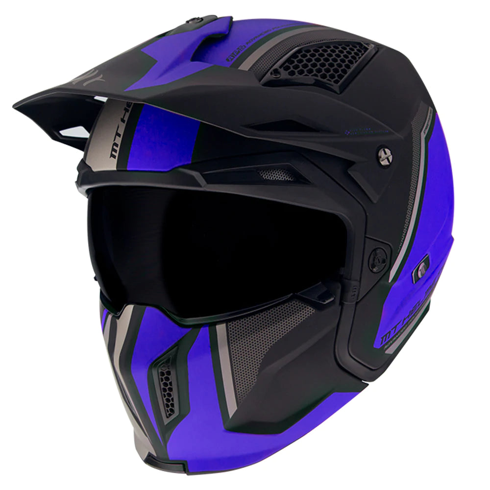 MT Streetfighter SV Road Helmet - DOT Certified Motorcycle Full Face Helmet for Men & Women - Lightweight & Ventilated for Comfort - Perfect for Street Biking, Commuting & Urban Riding