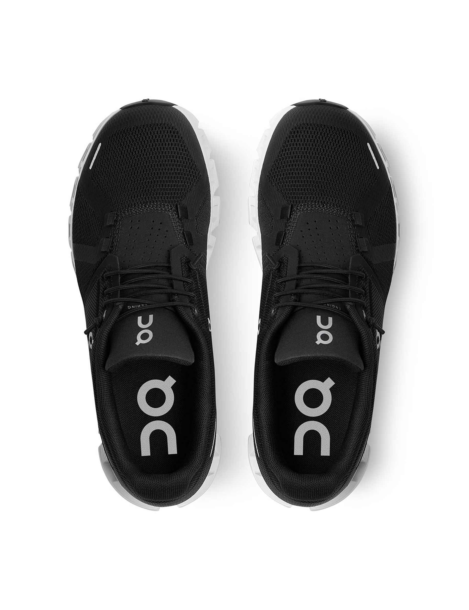 Cloud 5 Running Shoes - Black/White - Lightweight & Cushioned for Men & Women - Perfect for Jogging, Gym Workouts & Daily Wear