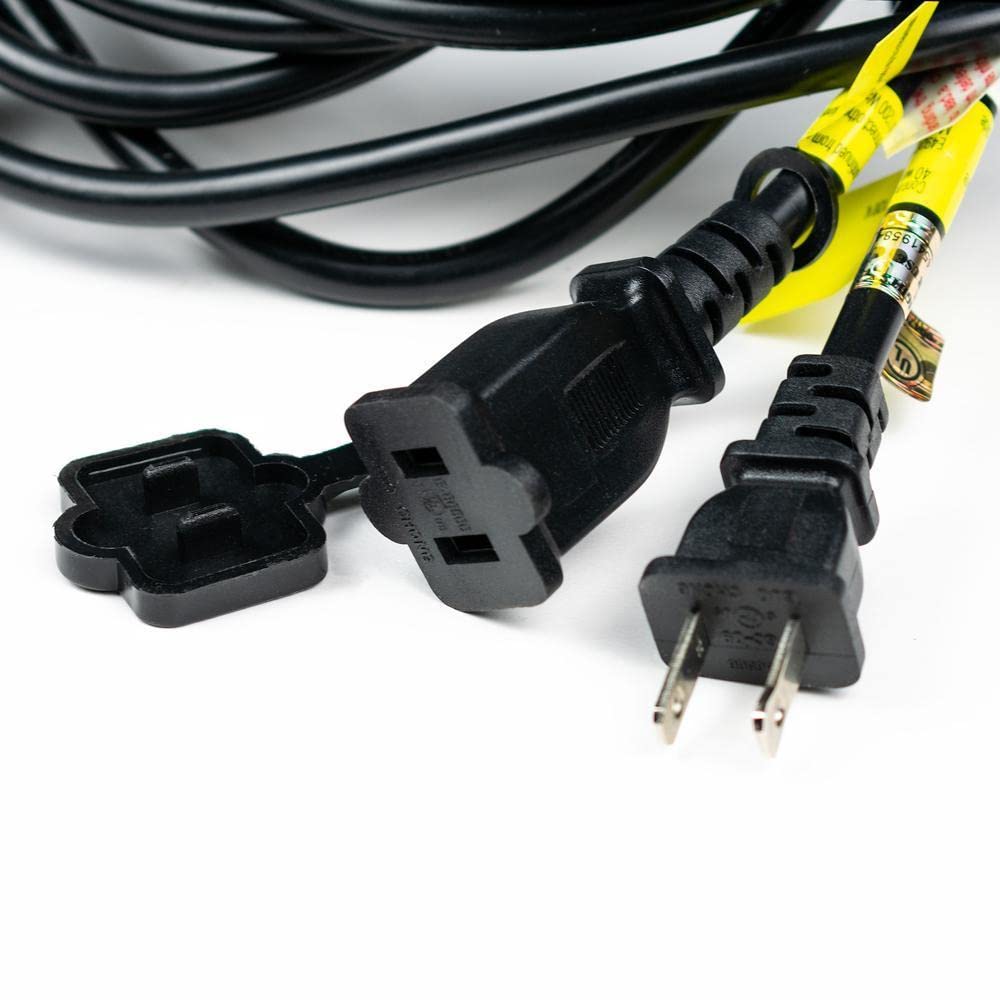 24 Socket Outdoor Commercial String Light Set - 54 FT Black Cord with 0.8W Shatterproof LED Bulbs, Weatherproof SJTW - 2-Prong Plug for Patio, Garden, Restaurant, and Backyard Decor by PaperLanternStore.com