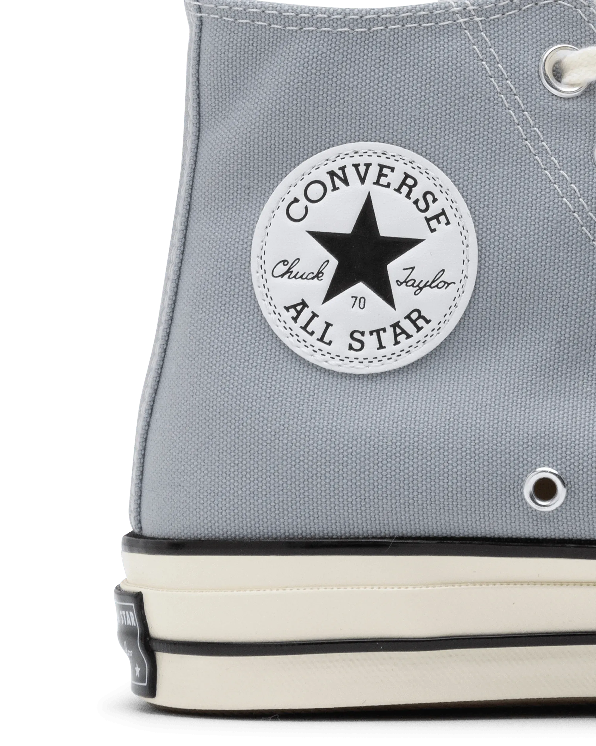 Chuck 70 Wolf Grey High Top Sneakers for Men - Classic Canvas Shoes for Casual Wear, Skateboarding & Street Style Fashion