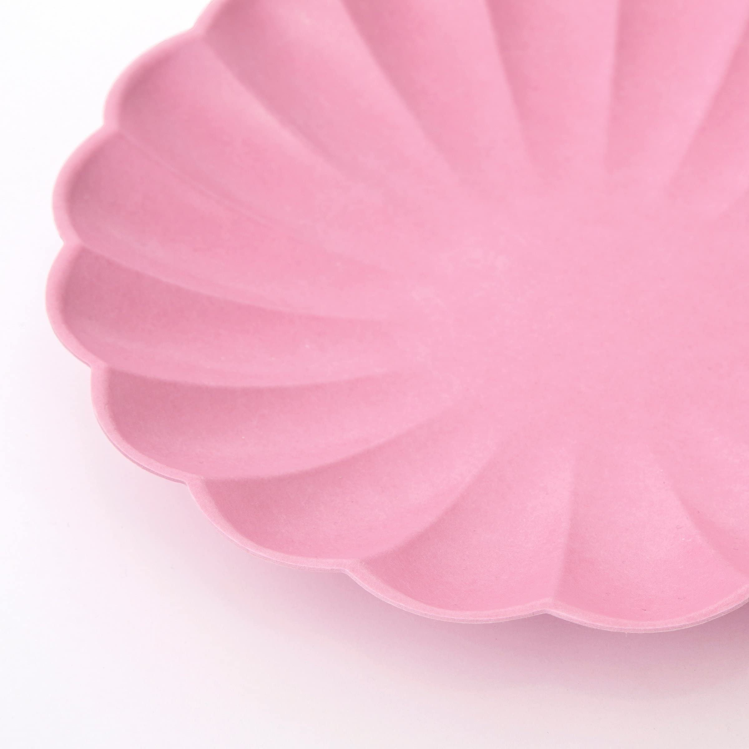Eco-Friendly Compostable Party Plates - Pack of 8 Biodegradable Disposable Plates for Birthday, Wedding & Special Occasions | Perfect for Outdoor Picnics, Baby Showers & Sustainable Celebrations