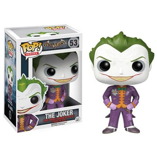 DC Universe Pop! Vinyl Figure - The Joker from Batman: Arkham Asylum (53) - Collectible Action Figure for DC Fans & Comic Book Lovers - Perfect for Display, Gifts & Batman Collections