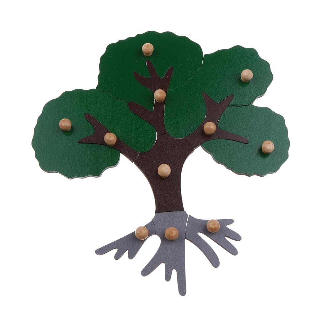 Enakshi Wooden Montessori Animal Peg Puzzle - Educational Toy for Kids, Toddlers & Preschoolers | Learning & Pretend Play | Handcrafted Wooden Jigsaw Puzzle for Early Childhood Development - Perfect for Home, Classroom & Daycare Use