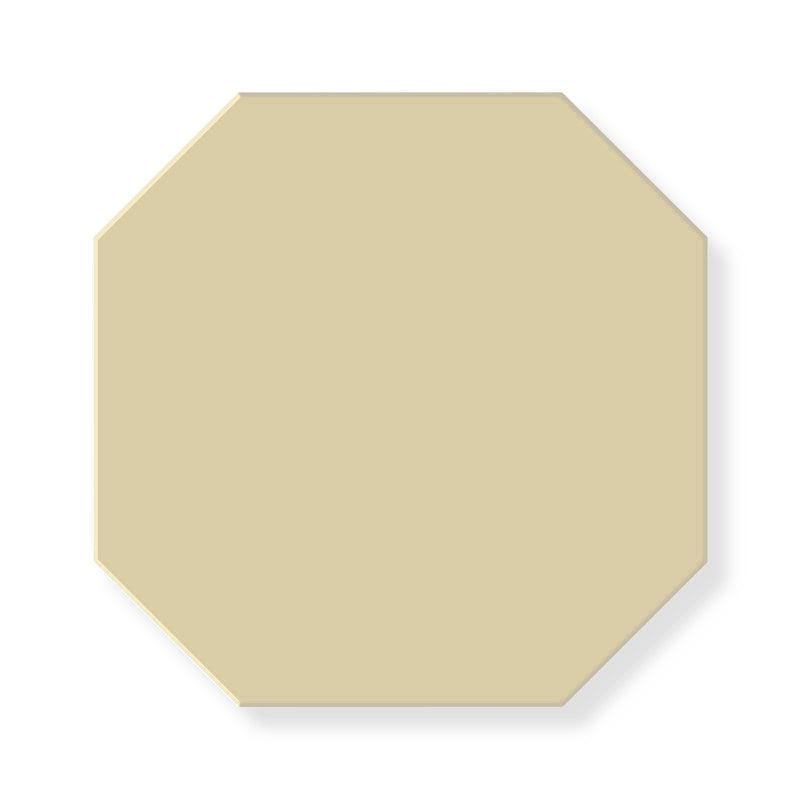 Winckelmans Granitklinker Vanilla Glazed Octagon 15x15 cm Ceramic Tiles - Perfect for Kitchen Backsplash, Bathroom Flooring & Outdoor Patio Decor