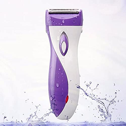 Best Women's Electric Shaver - Cordless Wet/Dry Bikini Trimmer for Painless Hair Removal on Legs, Underarms & Pubic Area | Rechargeable Lady Shaver for Smooth Skin | Perfect for Travel, Gym & Daily Grooming (Purple)