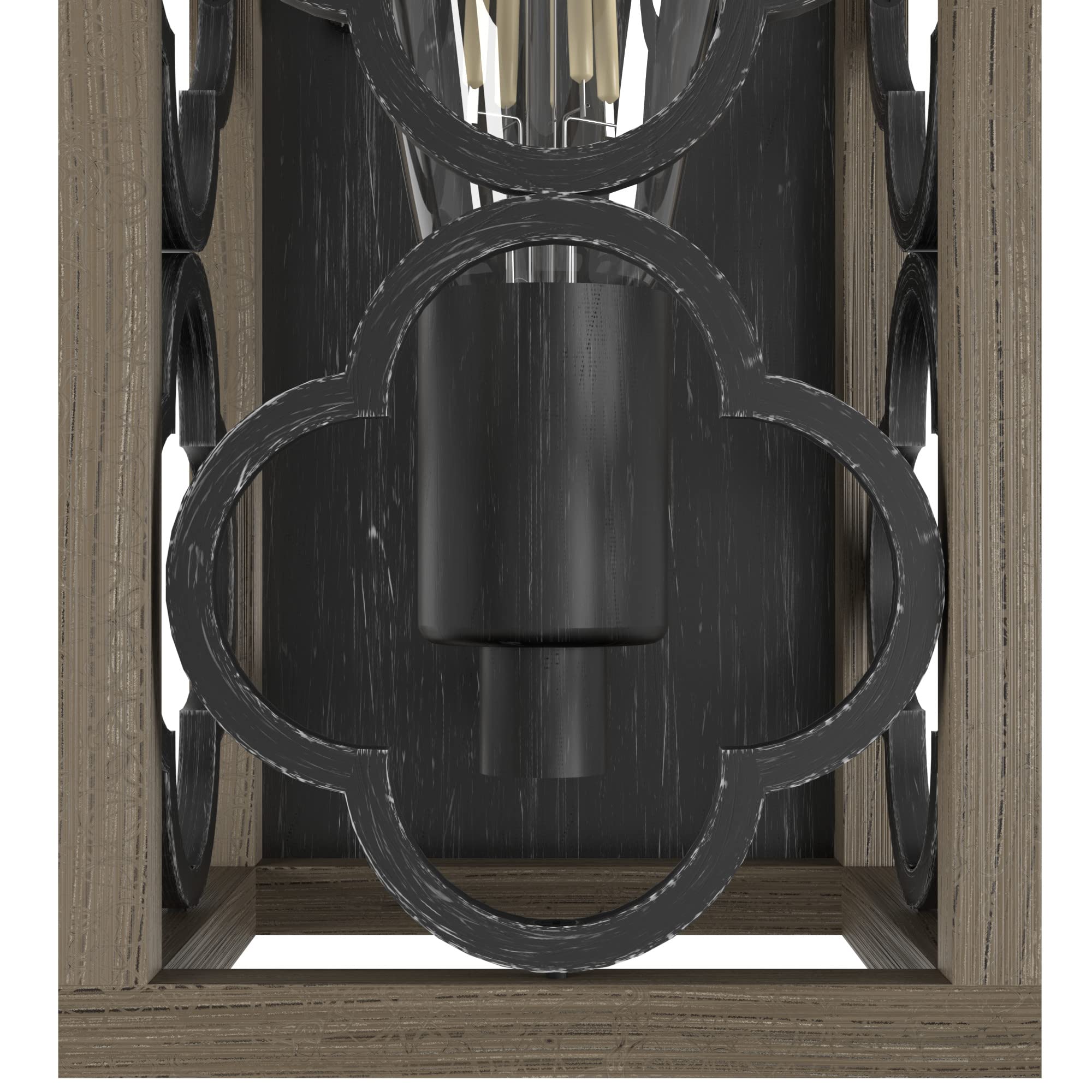 Hunter Fan Company 19375 Gablecrest Wall Sconce in French Oak Finish - Elegant Indoor Lighting Fixture for Bedroom, Living Room, and Hallway Decor