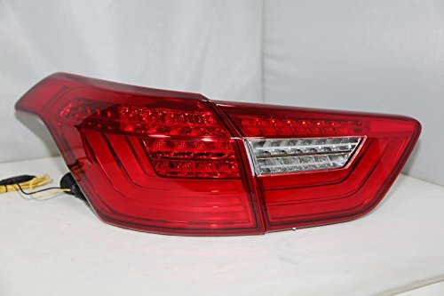 2014-2015 Hyundai IX25 Cantus Creta LED Tail Lights - Red High Performance Brake Lamps for Enhanced Visibility & Safety | Perfect for Night Driving & Foggy Conditions