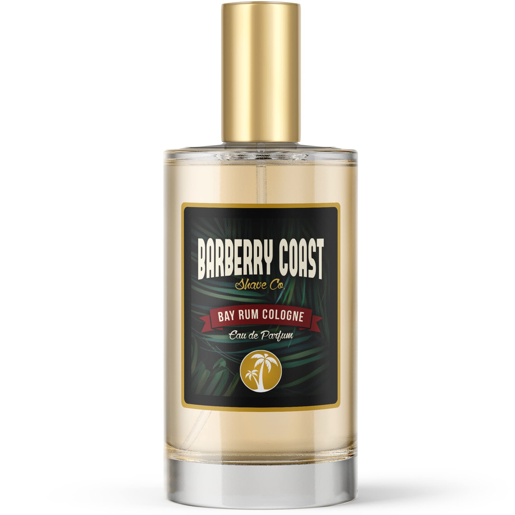 Barberry Coast Bay Rum Eau de Parfum for Men - Authentic Caribbean Bay Oil from Dominica - Natural Cologne with Pure Ingredients - Perfect for Date Nights & Special Occasions