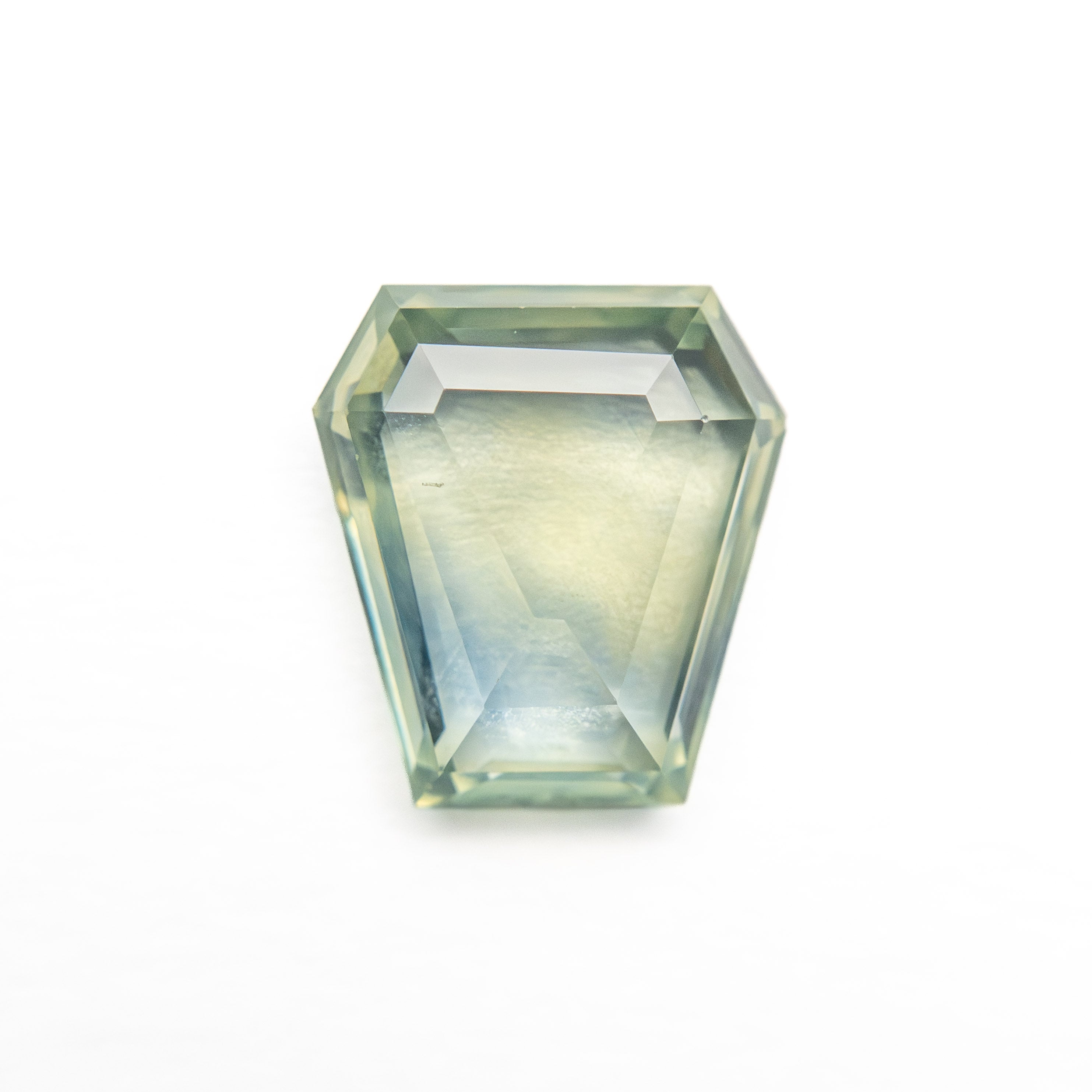 1.93ct Natural Blue Coffin Portrait Cut Sapphire Gemstone (8.06x7.32x3.11mm) - Perfect for Custom Jewelry, Engagement Rings & Unique Gifts