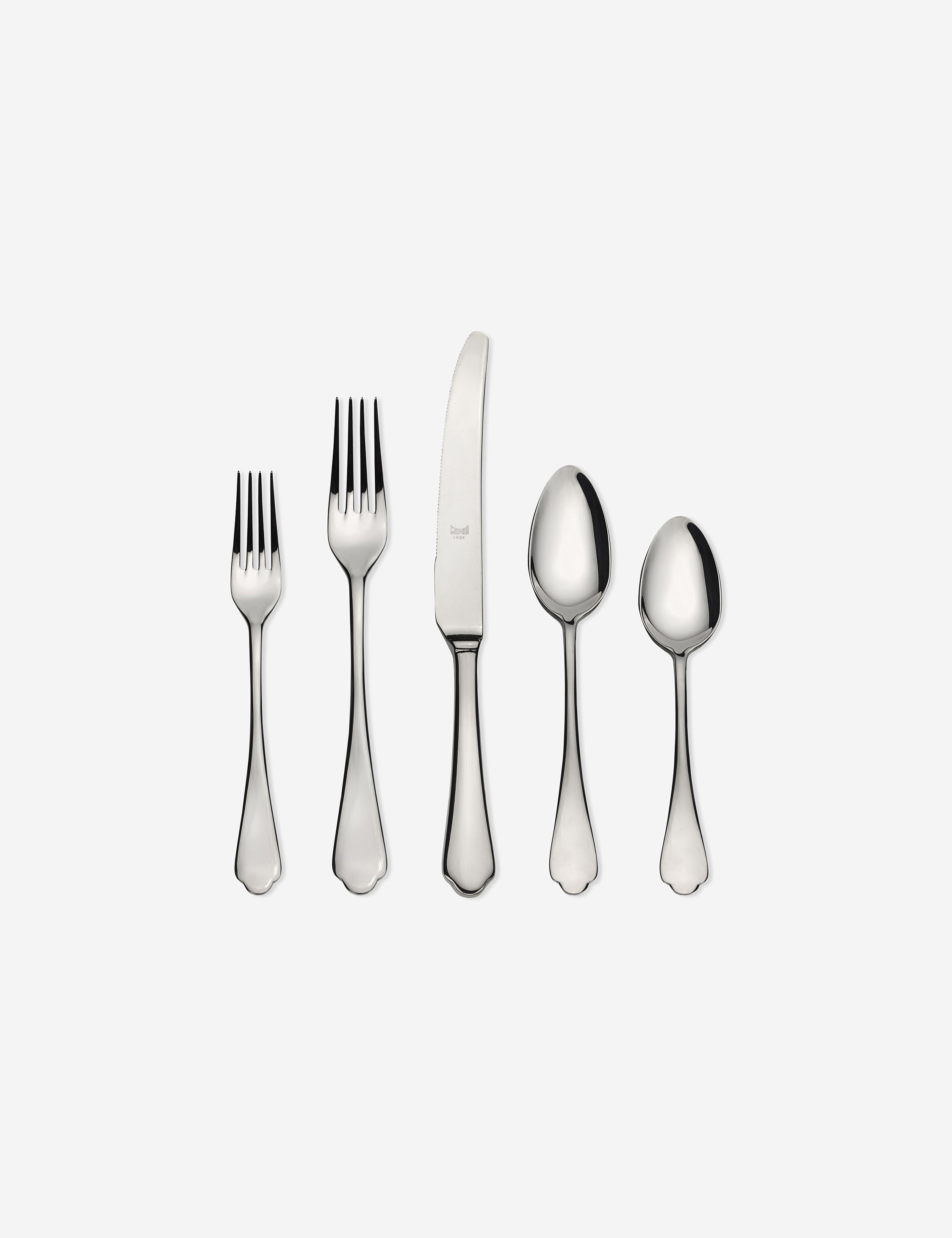 Premium Dolce Vita 20-Piece Flatware Set by Mepra - Elegant Stainless Steel Cutlery Set for Fine Dining, Dinner Parties & Wedding Registry