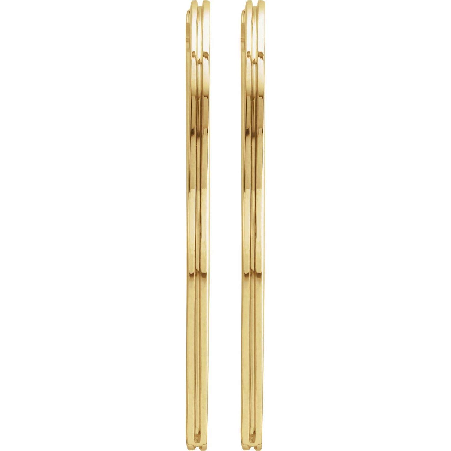 14K Gold Huggie Hoop Earrings for Women - 10.3mm to 30mm Diamond2Deal - Perfect for Everyday Wear, Date Nights & Special Occasions