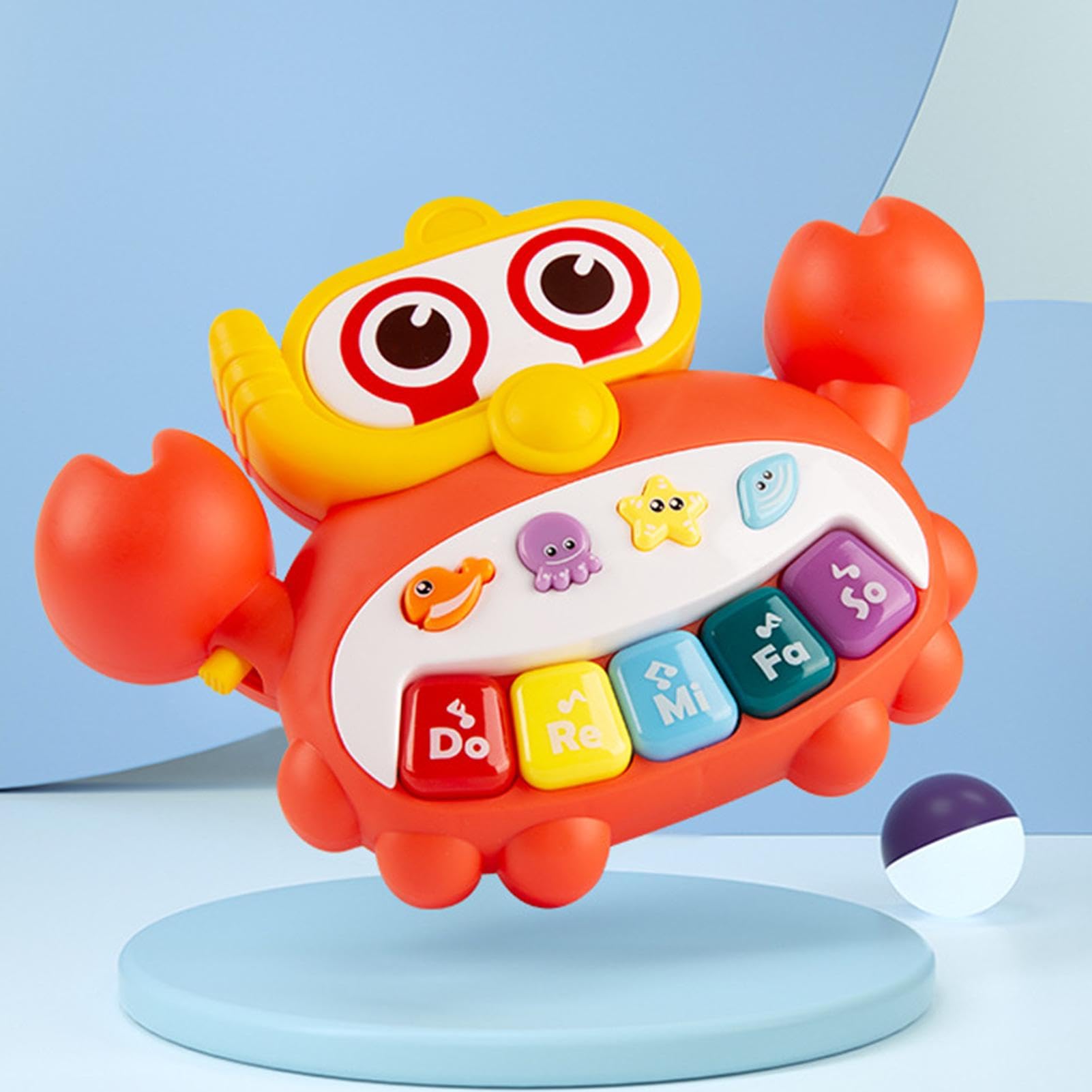 Baby Piano Toy - Interactive Musical Keyboard for Toddlers with Light-Up Keys | Safe & Educational Learning Toy for Infants | Perfect for Early Childhood Development & Sensory Play