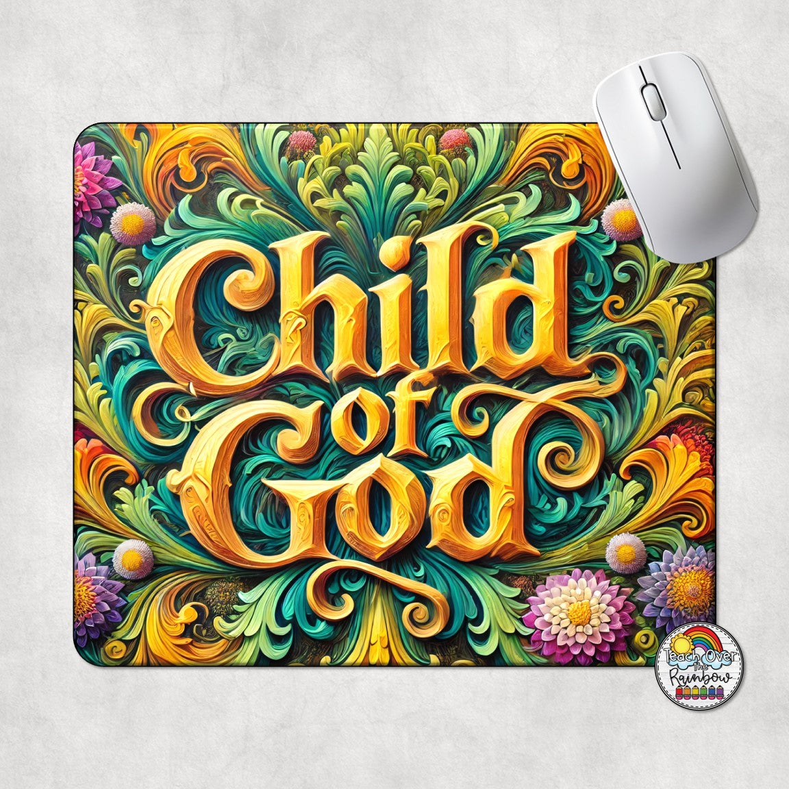 Child of God 2 Gaming Mouse Pad - Non-Slip Rubber Base, Smooth Surface for Precise Control | Perfect for Office, Gaming & Computer Work