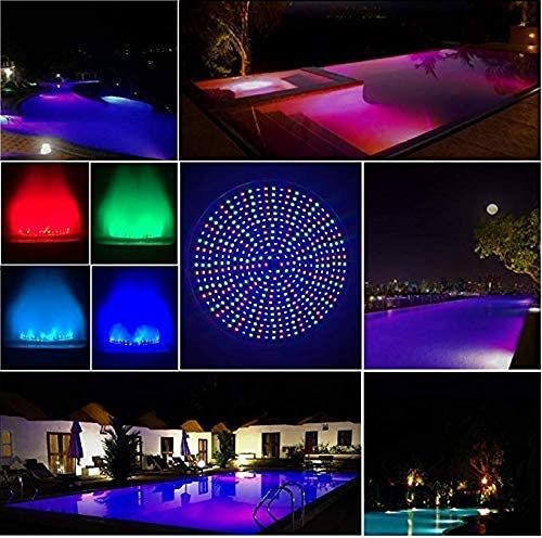 RGB LED Pool Light Bulb - 500W Equivalent, 120V E26 Screw Base for Inground Pools - Compatible with Hayward & Pentair LED Pool Lighting - Lifetime Replacement - Perfect for Night Swimming & Pool Parties