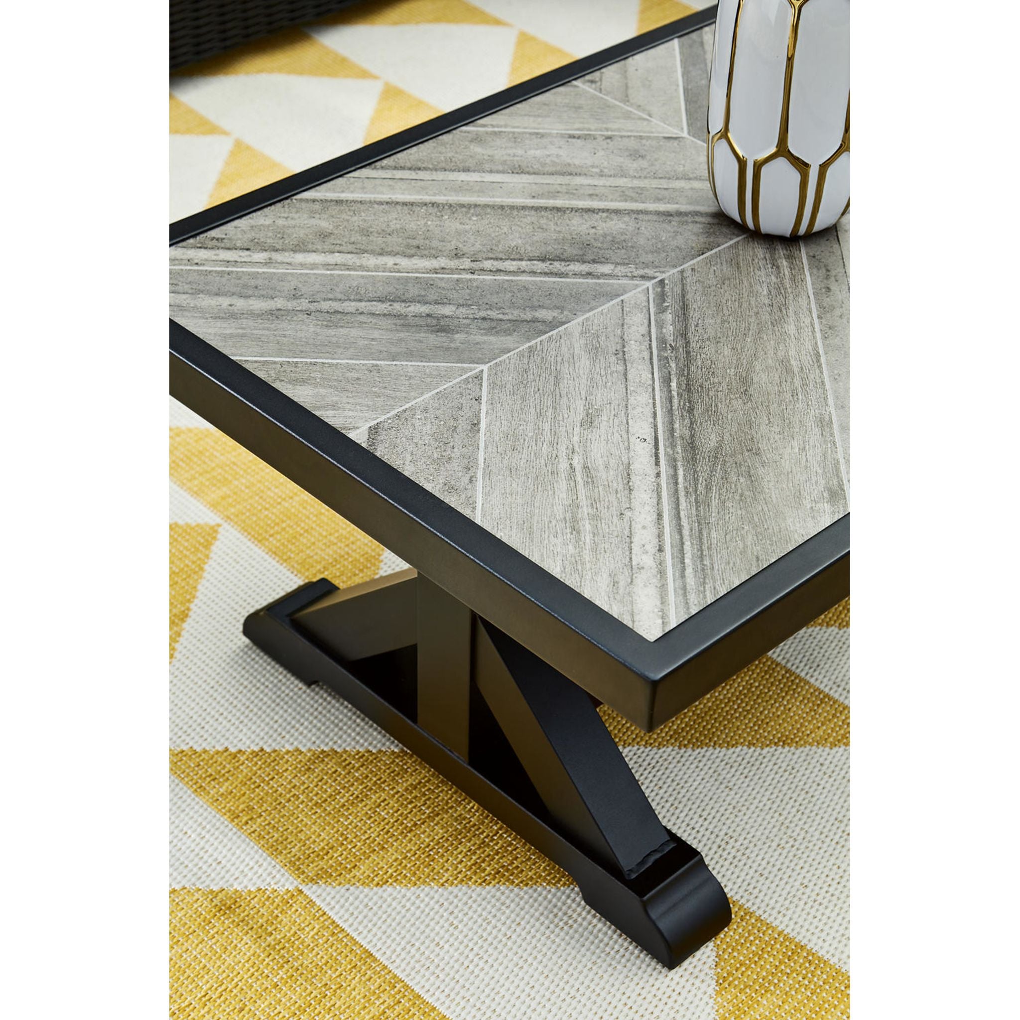 Beachcroft Outdoor Coffee Table - Weather-Resistant & Durable Patio Furniture for Garden, Poolside, and Backyard Relaxation