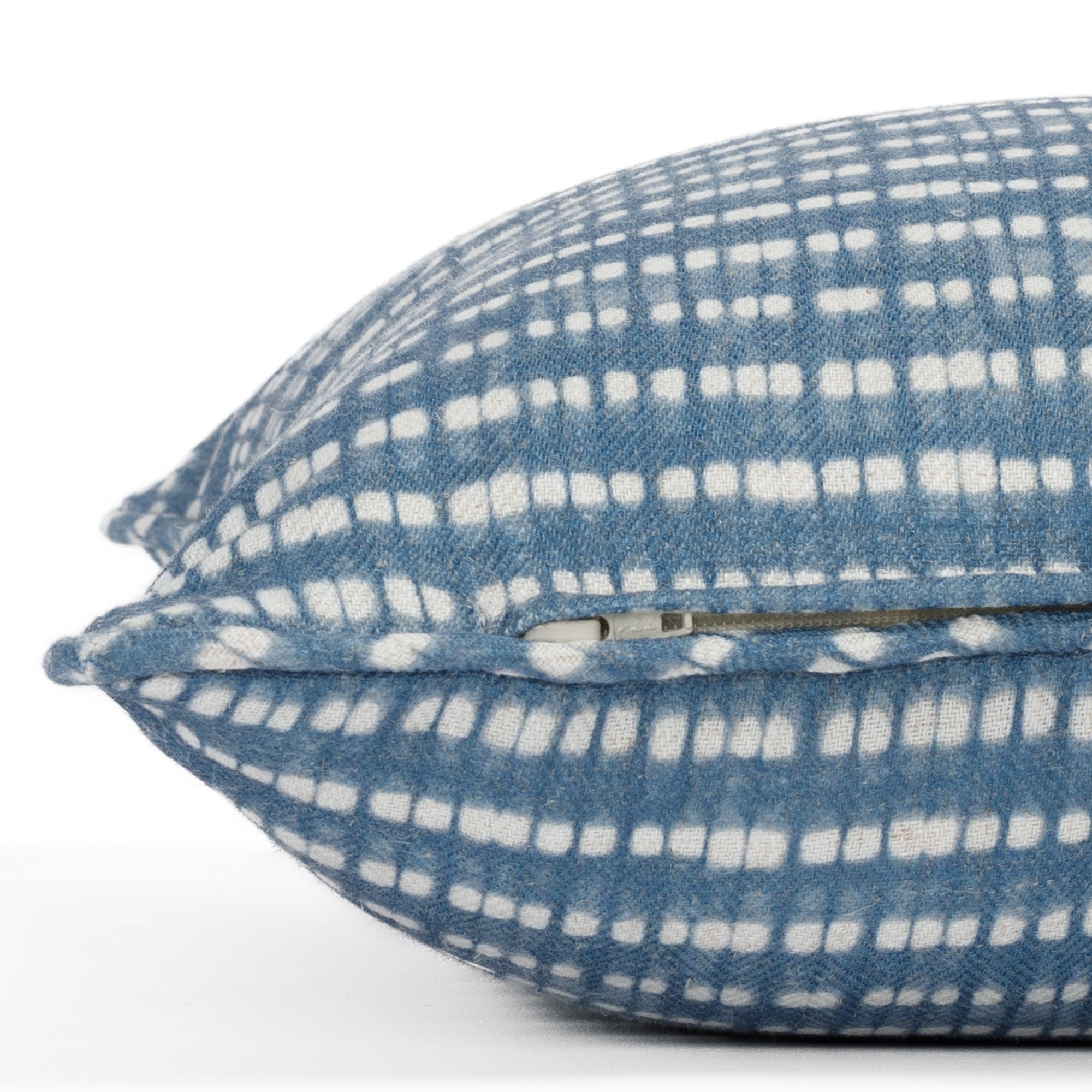 Premium 14x20 Lumbar Support Pillow in Indigo Blue - Orthopedic Back Cushion for Office Chair, Sofa & Car Seat Comfort