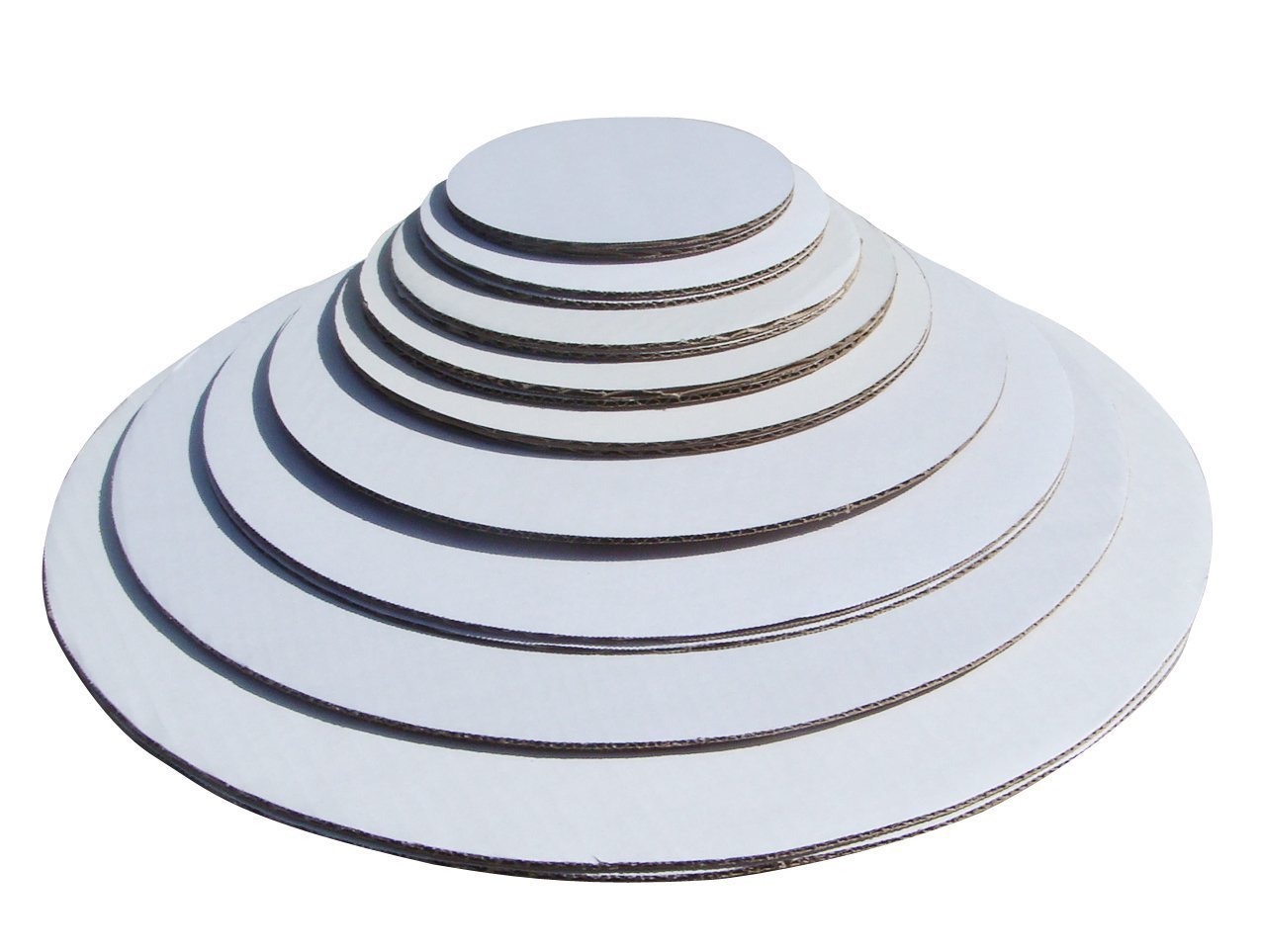14-Inch Round Cake Boards (Pack of 50) - Sturdy Cardboard Cake Circles for Baking, Decorating & Serving - Perfect for Birthday Cakes, Wedding Cakes, Cupcakes & Pizza Bases
