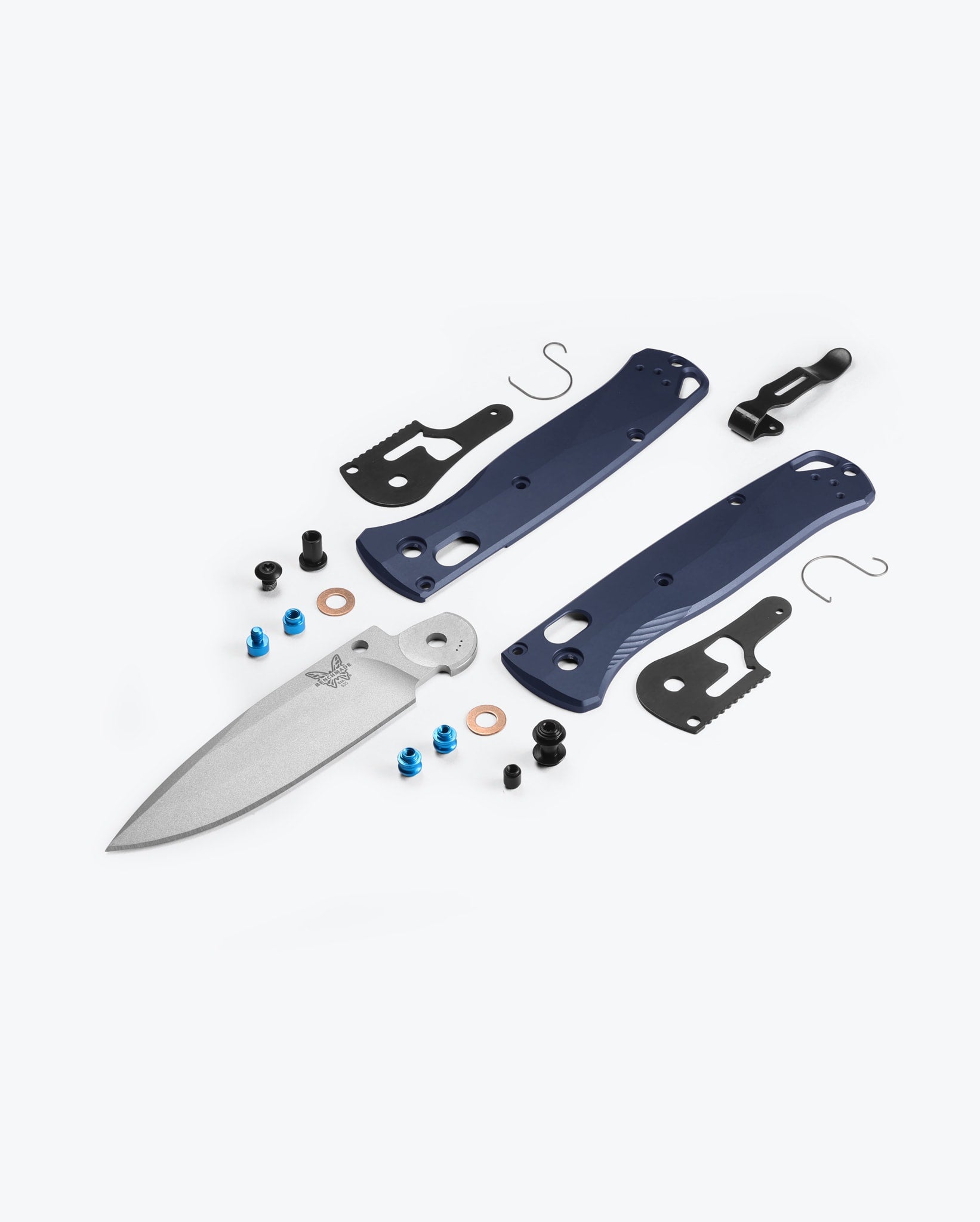 Bugout® Knife - Crater Blue Drop Point Folding Pocket Knife for Camping, Hiking & Everyday Carry (EDC)
