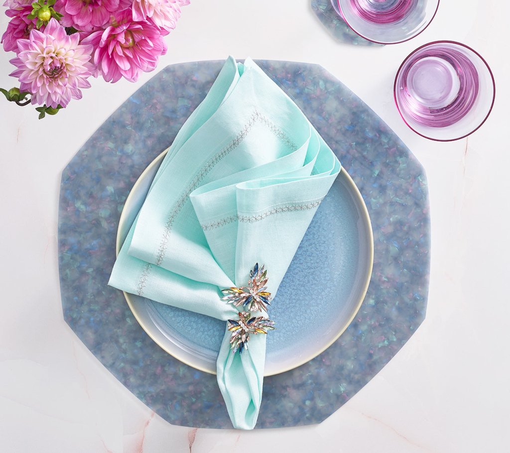 Elegant Butterfly Napkin Rings Set of 4 - Perfect for Wedding, Party & Holiday Table Decor - Gift Box Included