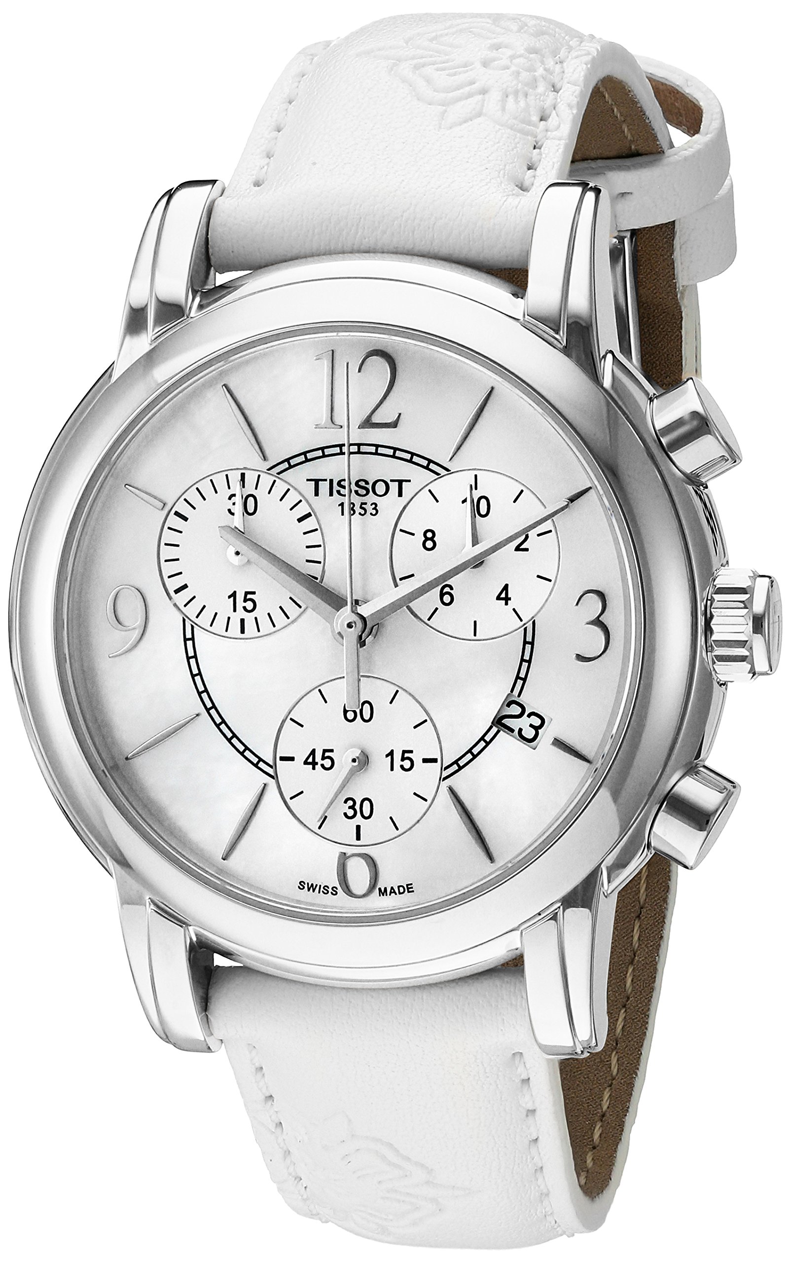 Tissot Women's Dressport Swiss Quartz Watch - White Dial Analog Wristwatch for Business, Office & Formal Occasions