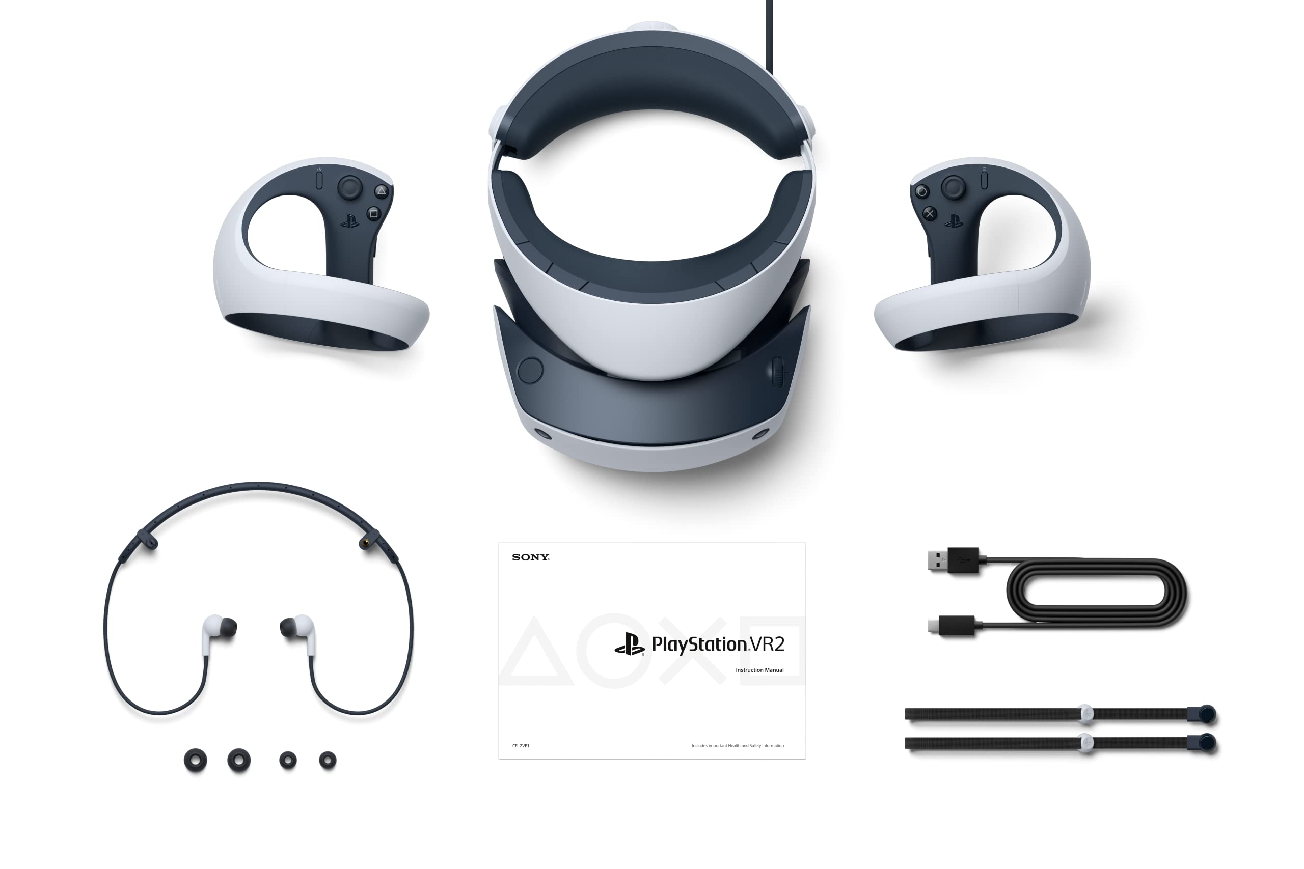 Sony PlayStation VR2 Headset & Controllers - White (Certified Refurbished) | Virtual Reality Gaming System for PS5 | Immersive 4K HDR Experience for Action, Adventure & Sports Games