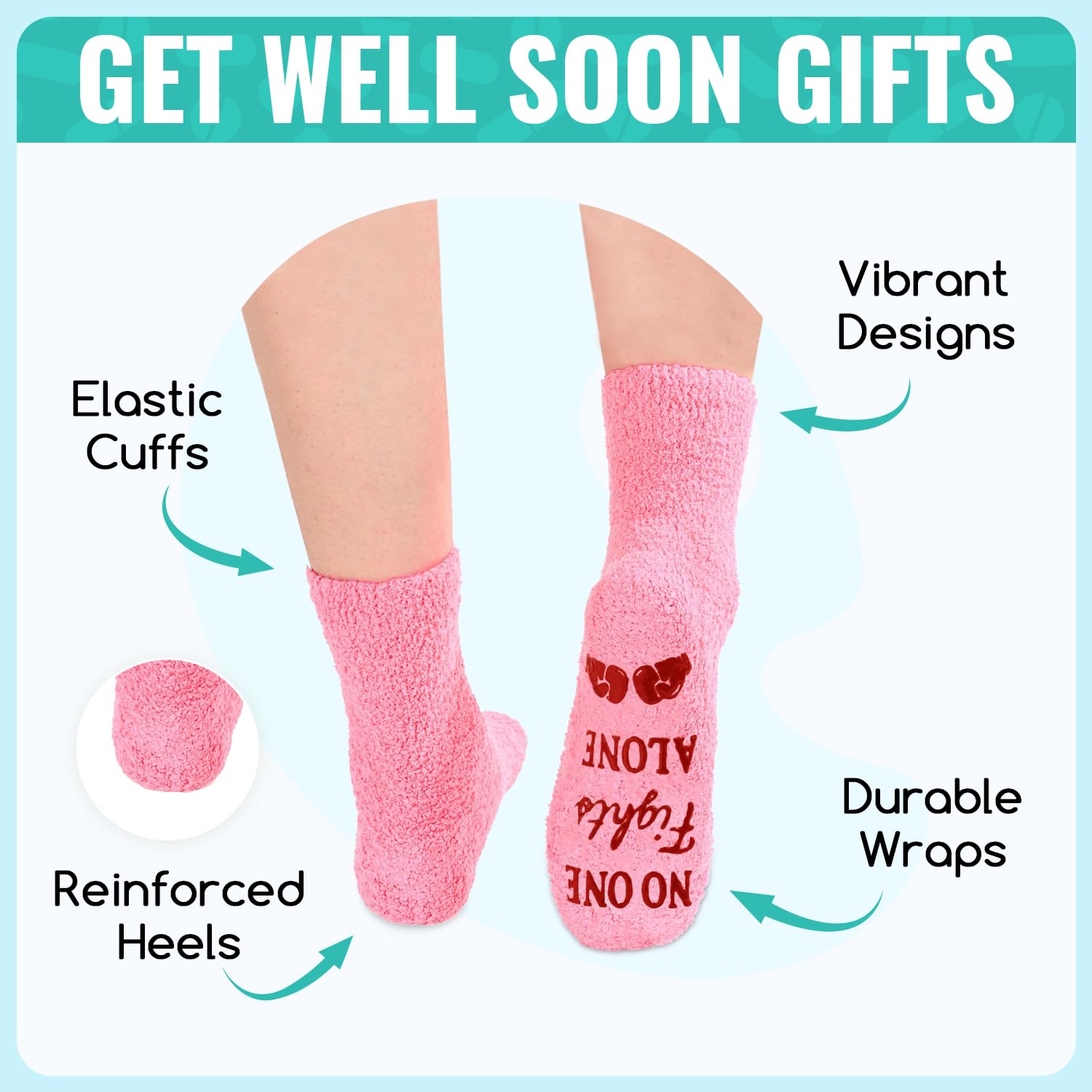 HAPPYPOP Breast Cancer Awareness Gifts for Women - Thoughtful Get Well Soon Presents for Patients, Survivors & Supporters - Perfect for Chemo Care Packages, Hospital Visits & Encouragement Gifts