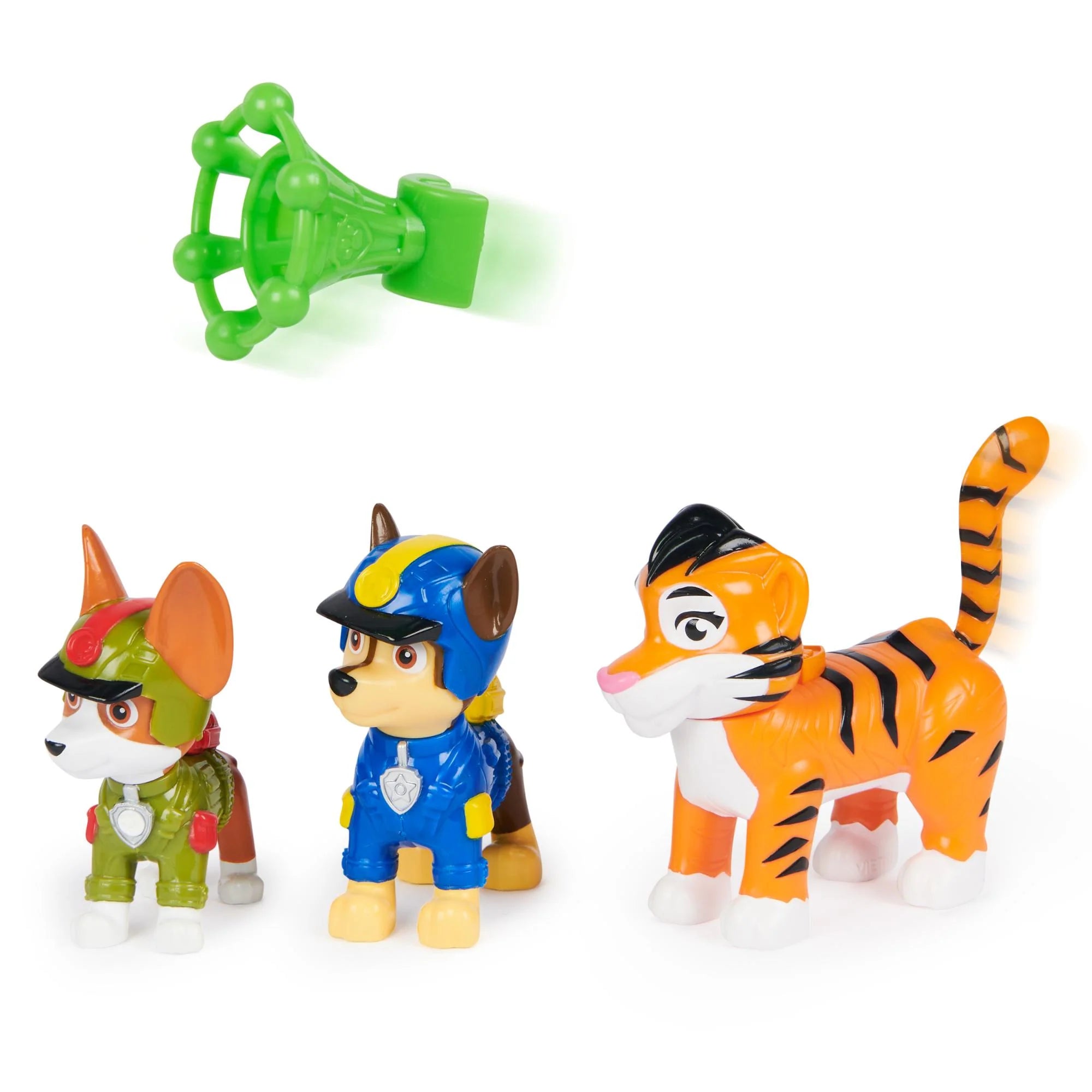 PAW PATROL Jungle Hero Pups Action Figure Set - Chase, Tracker & Tiger - Kids' Toy Gift for Birthday & Playtime Adventures