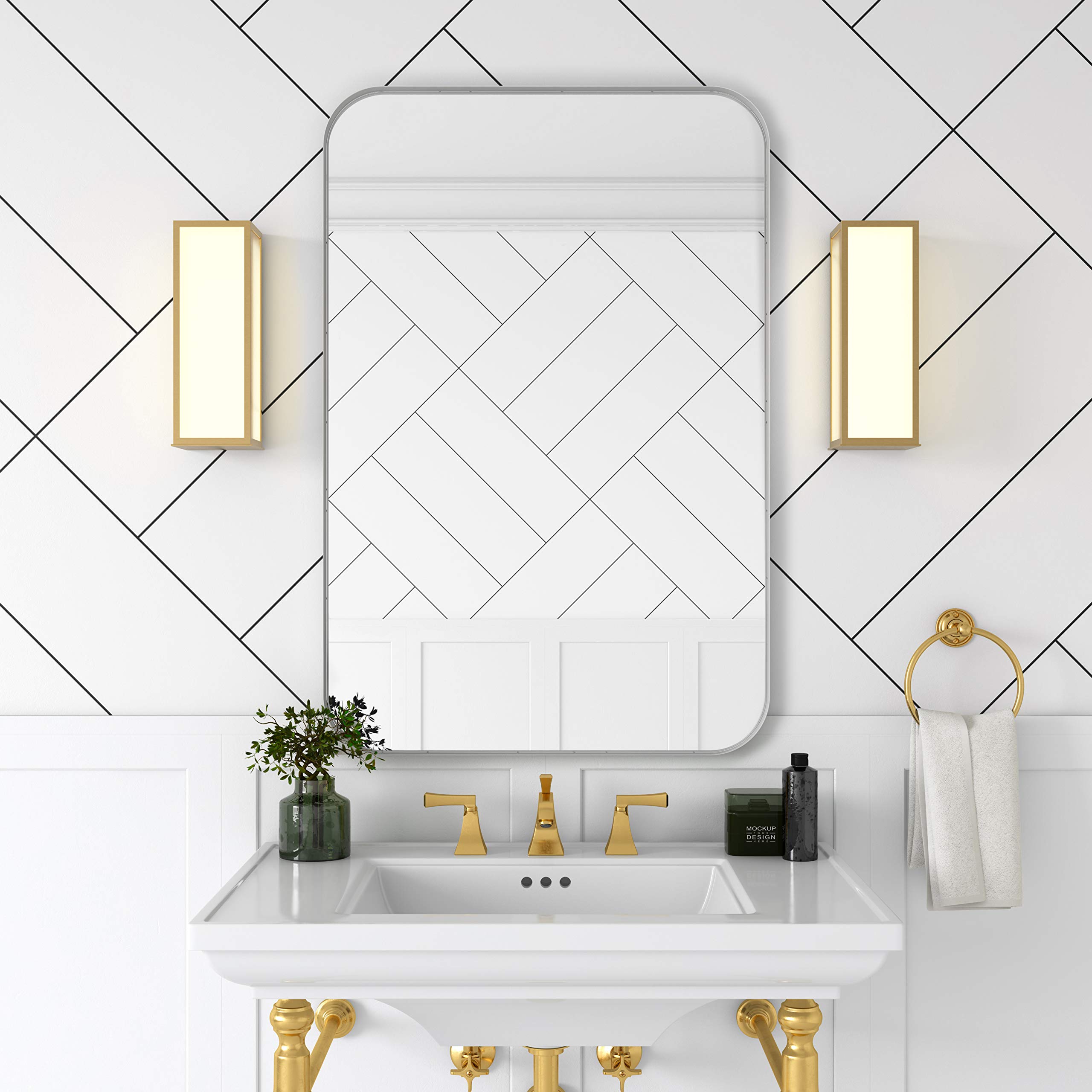 Better Bevel Wall Mirror for Bathroom Vanity - 20