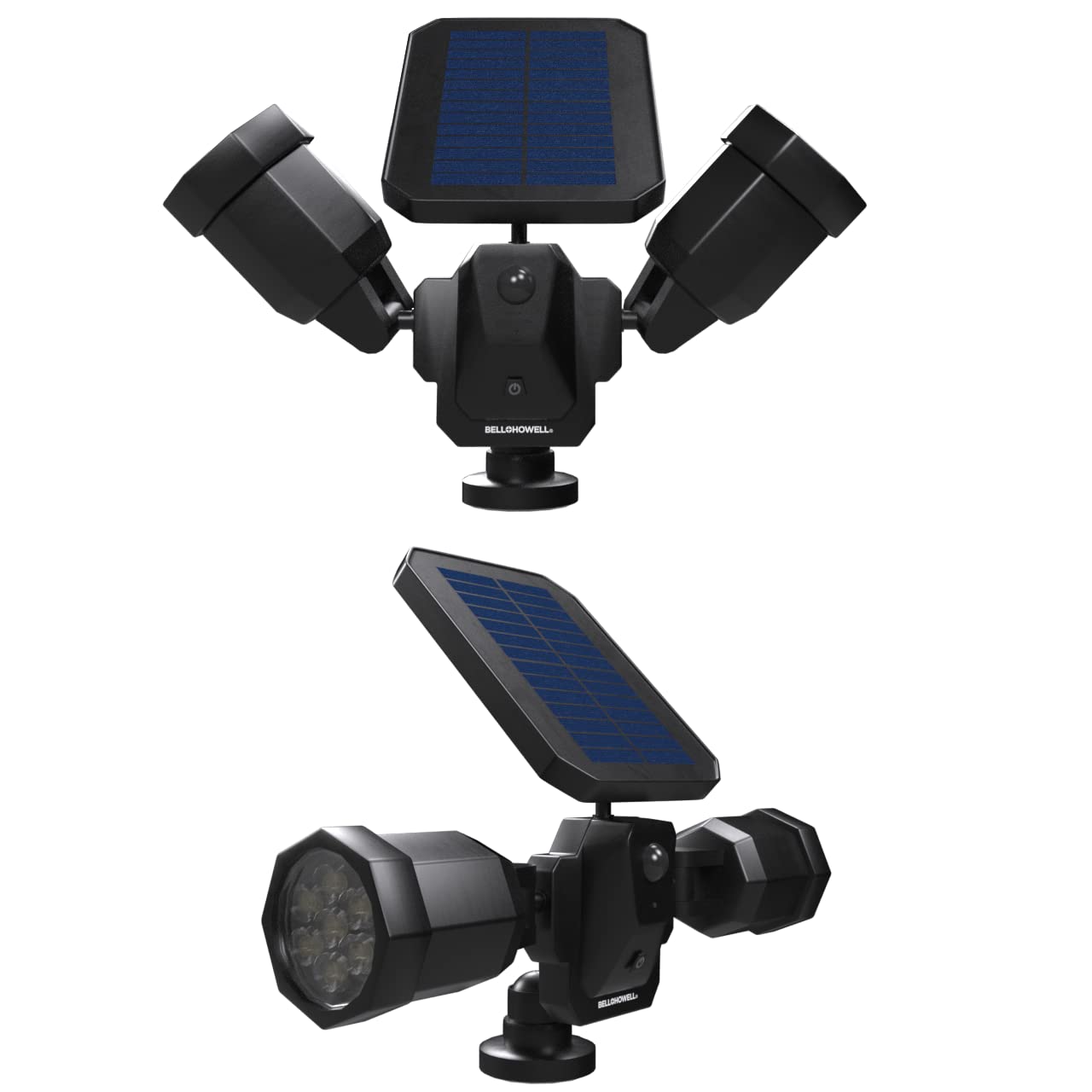Bell+Howell Bionic Spotlight Duo Deluxe Solar Lights - Motion Sensor Outdoor Lighting with Super Bright LEDs, Waterproof Landscape Lights for Patio, Yard, Garden (No Batteries Needed) - Perfect for Pathway Lighting, Backyard Security & Garden Decor