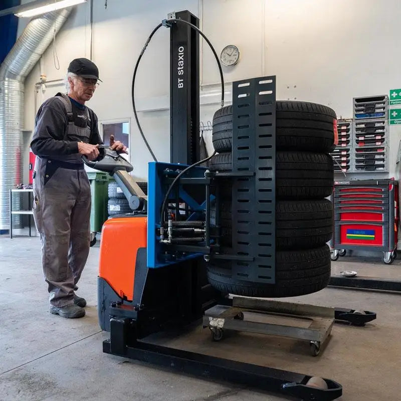 Just Easy Tools 800 Easy Stacker for Passenger Tires - Heavy Duty Tire Storage Rack for Garages, Auto Shops & Home Organization