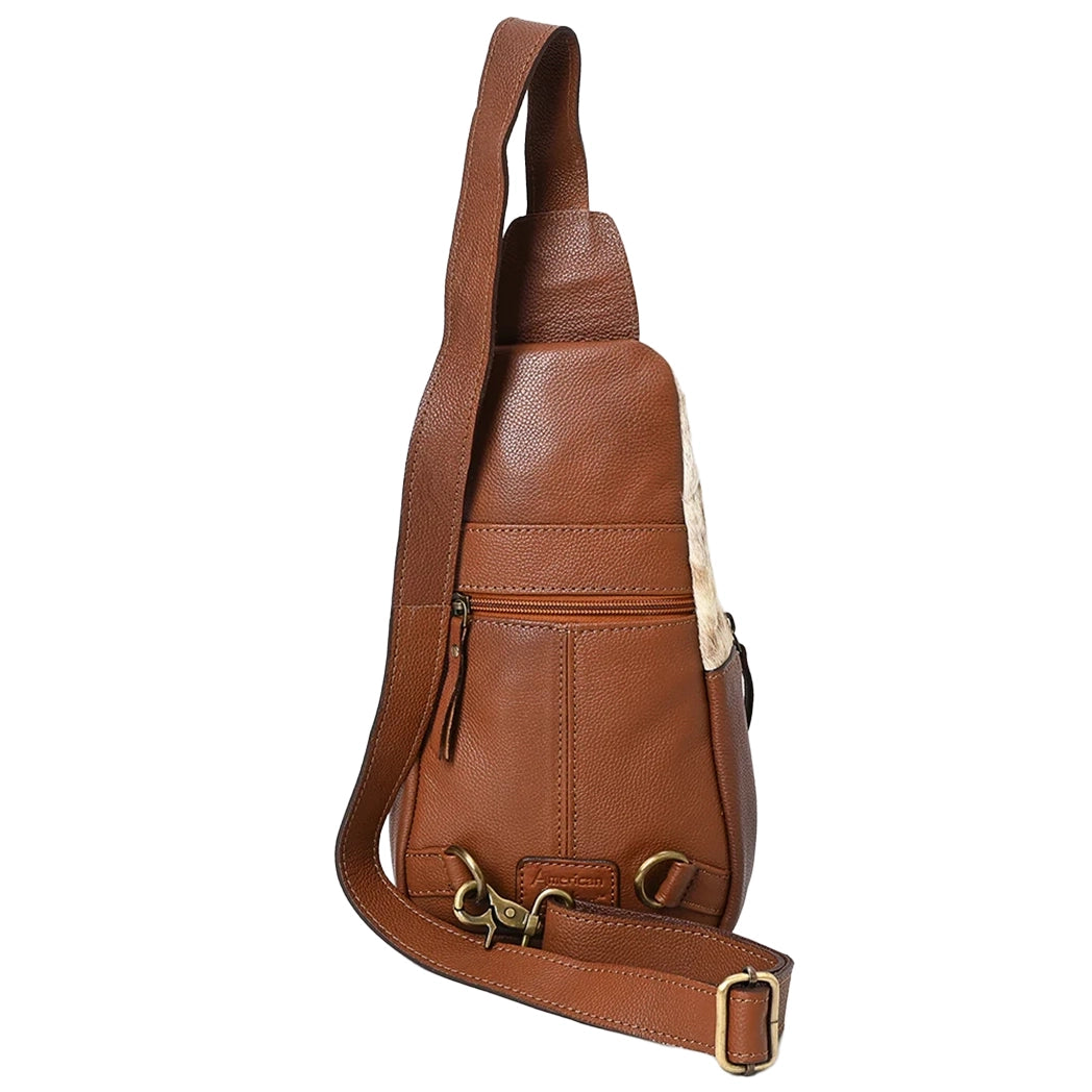 American Darling Genuine Cowhide Sling Bag for Women - Stylish Crossbody Purse for Everyday Use, Travel & Outdoor Adventures