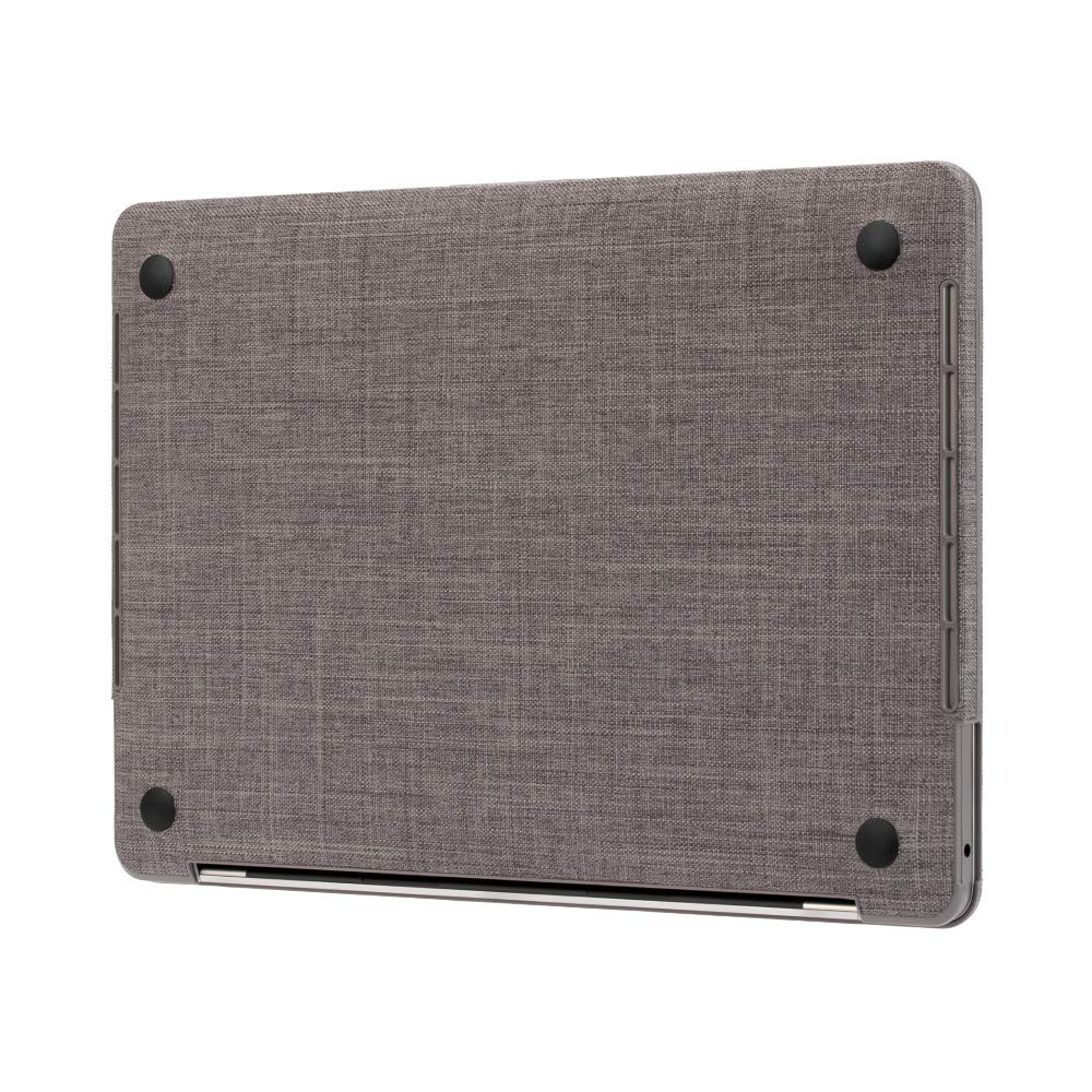 Durable Textured Hardshell Case with Soft NanoSuede Lining for MacBook Pro 13-inch (2016-2019) - Lightweight Ash Grey Protective Cover | Perfect for Work, Travel & Everyday Use
