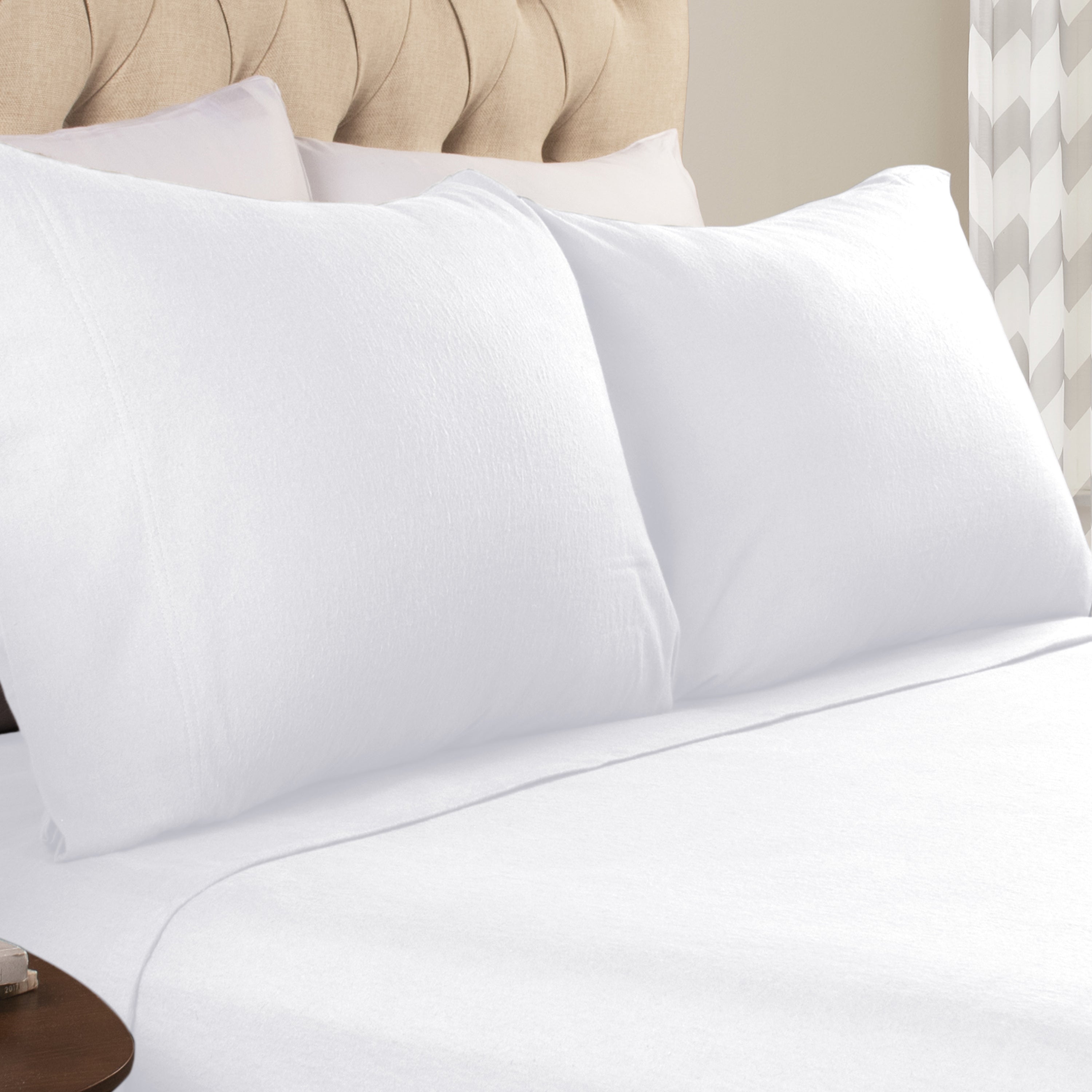 Premium 100% Cotton Flannel Pillowcases Set of 2 - Soft & Cozy Bedding for Winter Nights - Perfect for Cold Weather, Guest Rooms & Cozy Home Decor