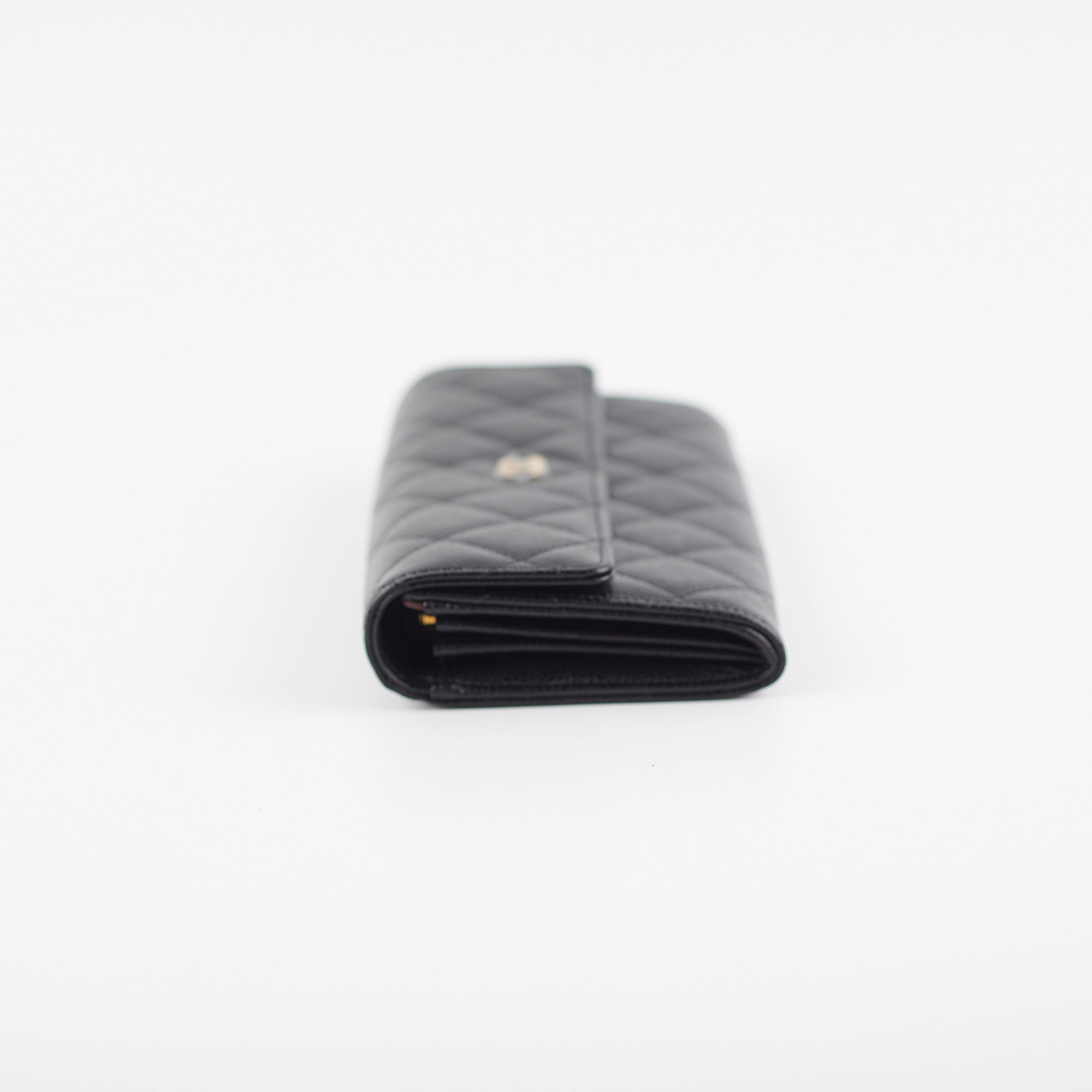 Chanel Caviar Quilted Large Wallet Black - Luxury Designer Womens Leather Wallet for Everyday Use & Special Occasions