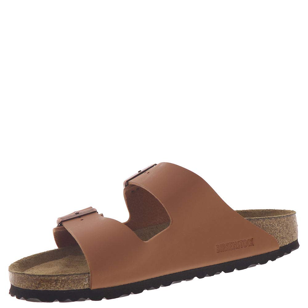 Birkenstock Arizona Birko-Flor Soft Footbed Sandals - Unisex Adult Mules in Brown (UK Men 8 / UK Women 9) - Comfortable Slip-On Shoes for Casual Wear, Beach & Summer Outfits