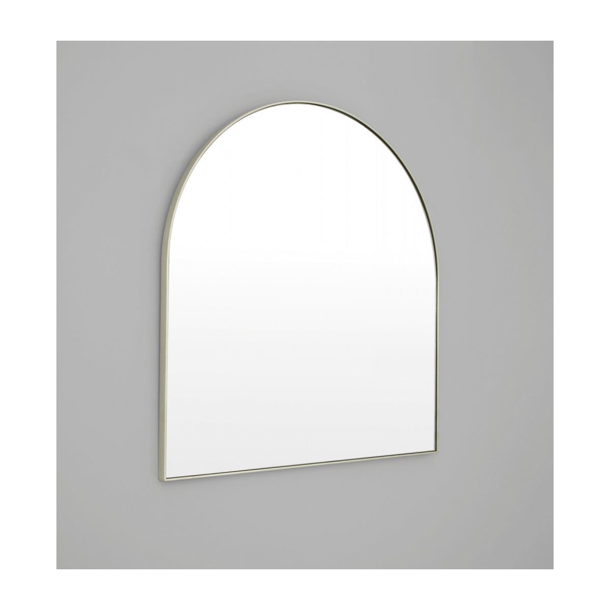 Bjorn Arch Mirror - Silver, Modern Wall Mirror for Home Decor, Living Room, Bedroom, Bathroom & Entryway - Elegant & Stylish Design