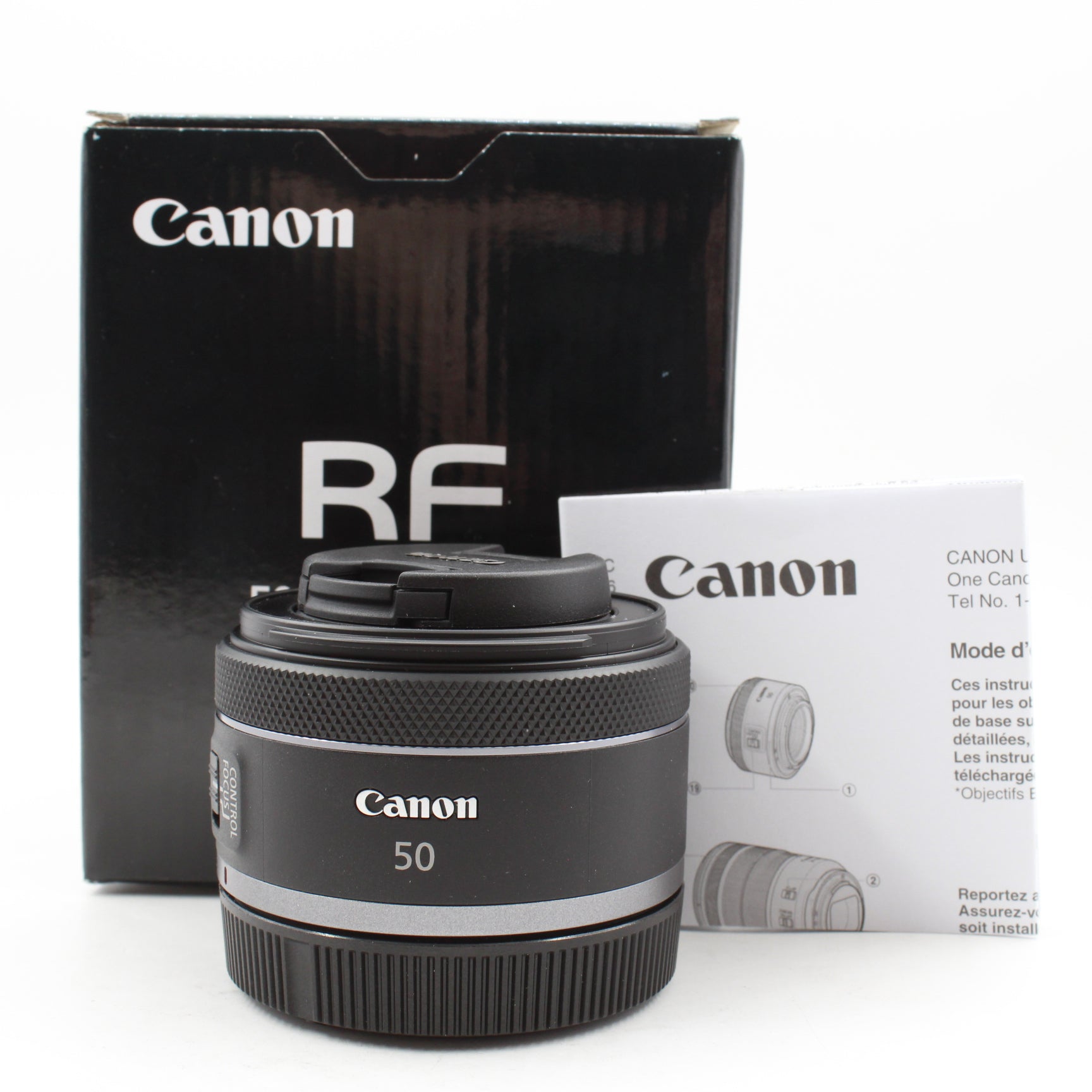 Open Box Canon RF 50mm f/1.8 STM Lens - Fast Prime Portrait Lens for Canon Mirrorless Cameras | Perfect for Low Light Photography, Street Shots & Everyday Use